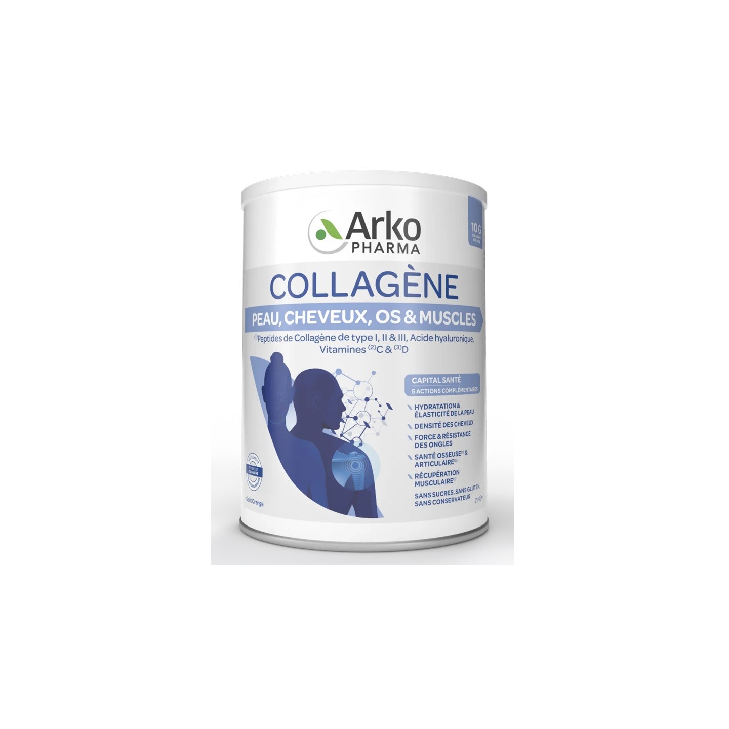 Arkopharma Collagène Peau, cheveux, os & muscles - 260g