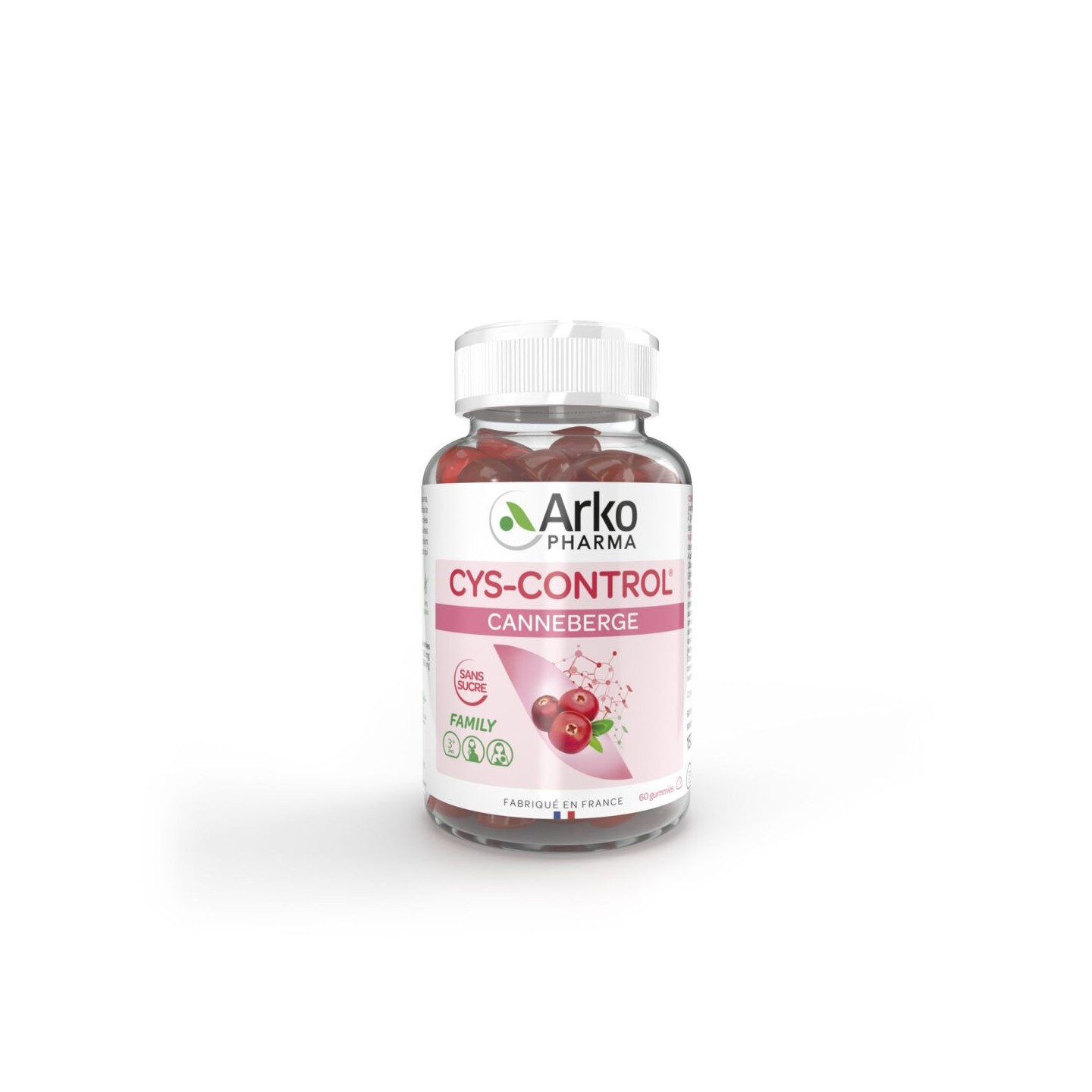 Arkopharma Cys-control Canneberge - 60 gummies