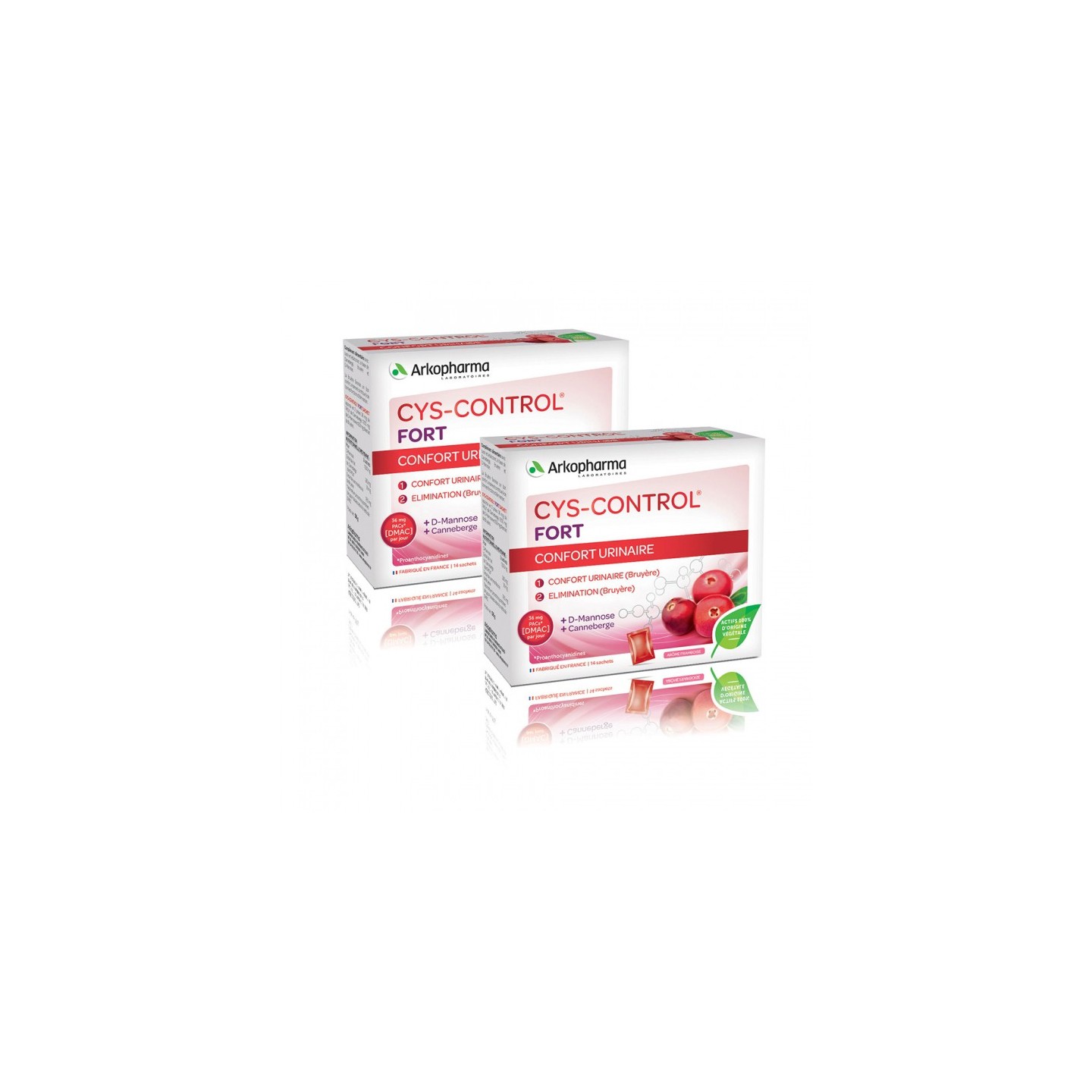 Arkopharma Cys-control Fort - Lot de 2 x 14 sachets