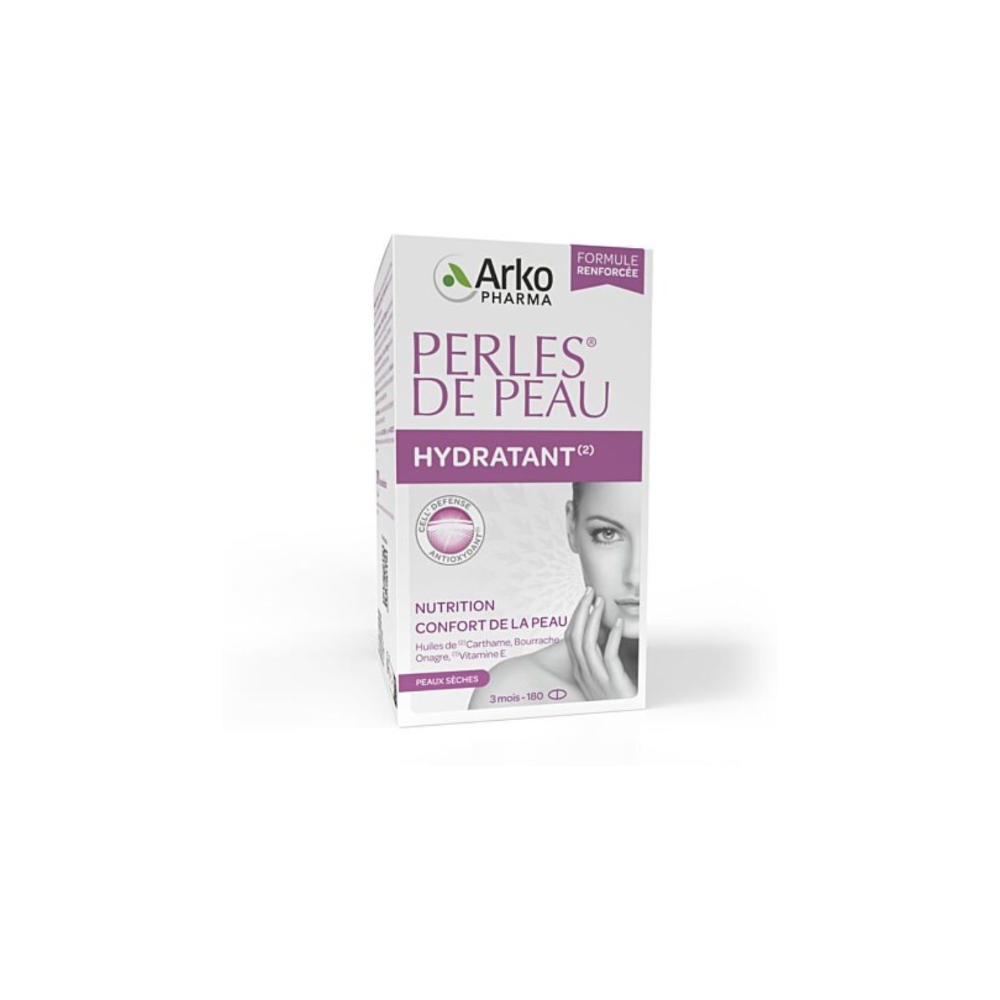Arkopharma Perles de peau Hydratant nutrition & confort de la peau - 180 capsules