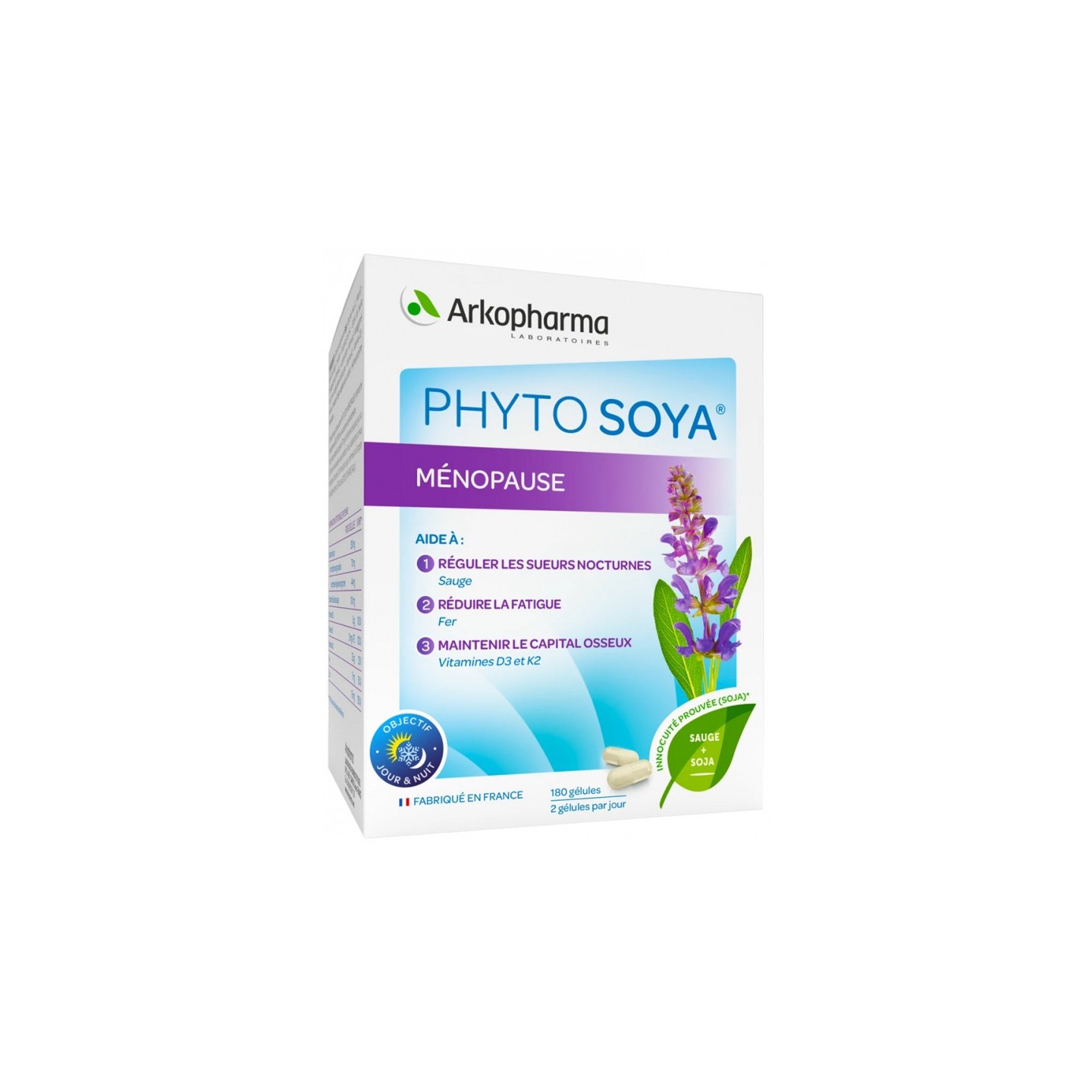 Arkopharma Phyto Soya Ménopause - 180 gélules