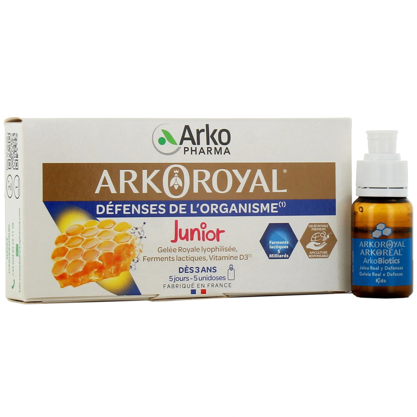 Arkoroyal Junior défenses de l'organisme - 5x10ml