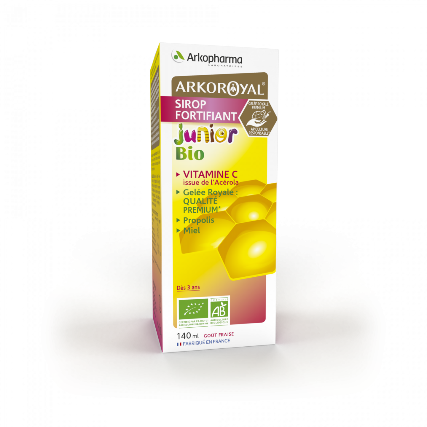 ArkoRoyal sirop fortifiant Junior Bio - 140ml