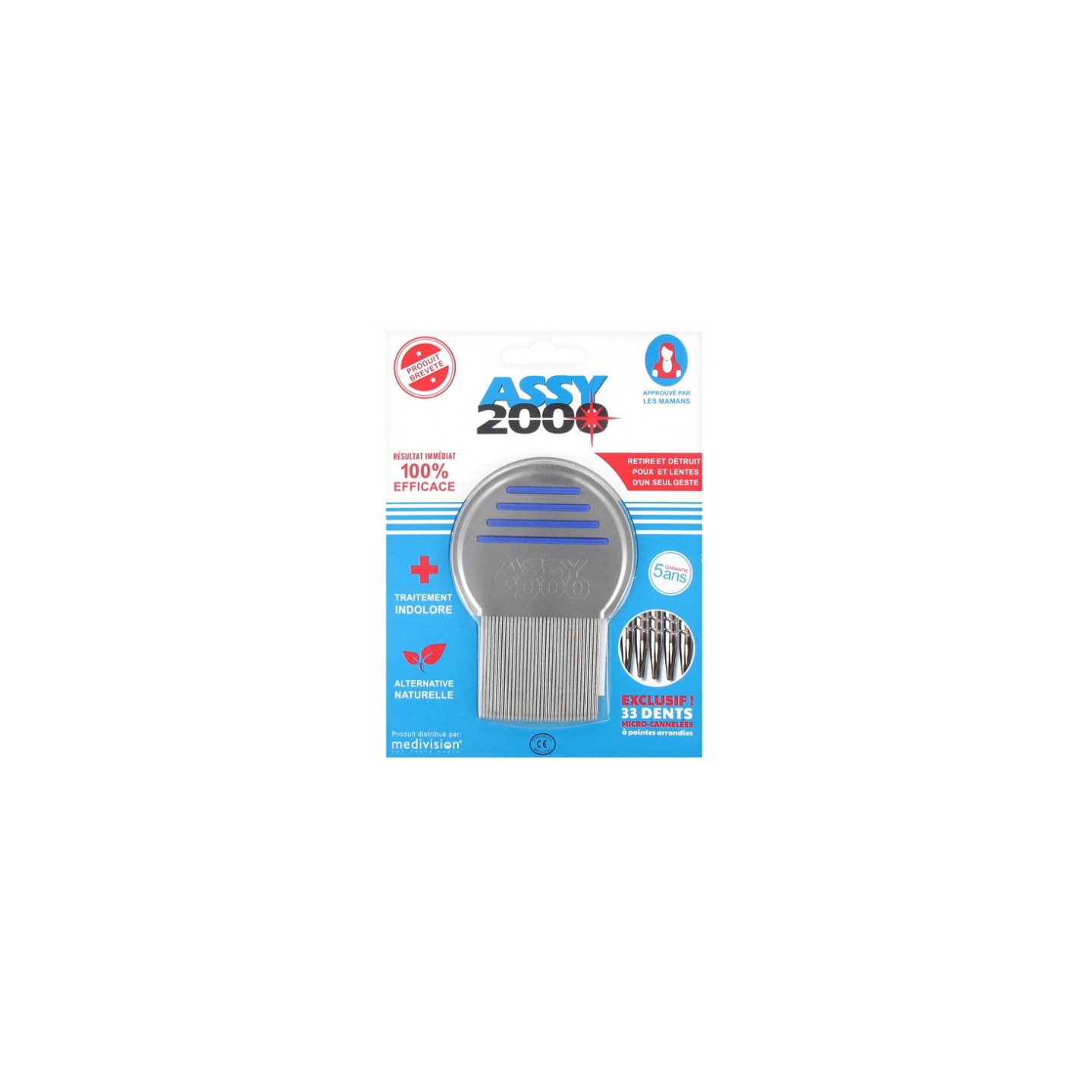 Assy 2000 peigne poux