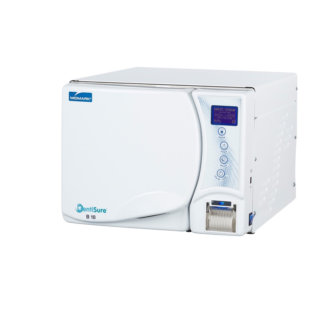 Autoclave Dentisure 18 L avec Traçabilité intégrée USB