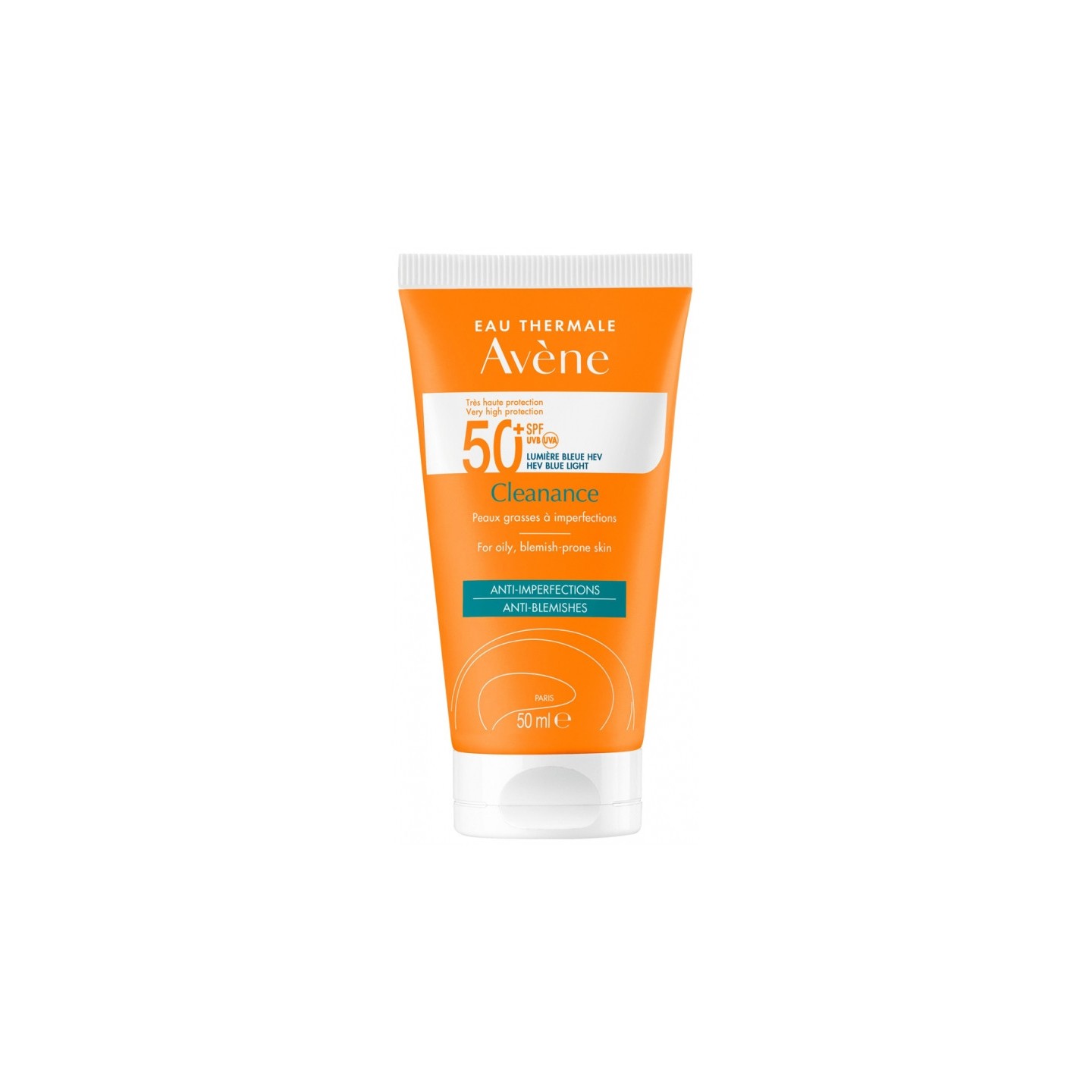Avène Cleanance Crème solaire SPF 50+ - 50ml