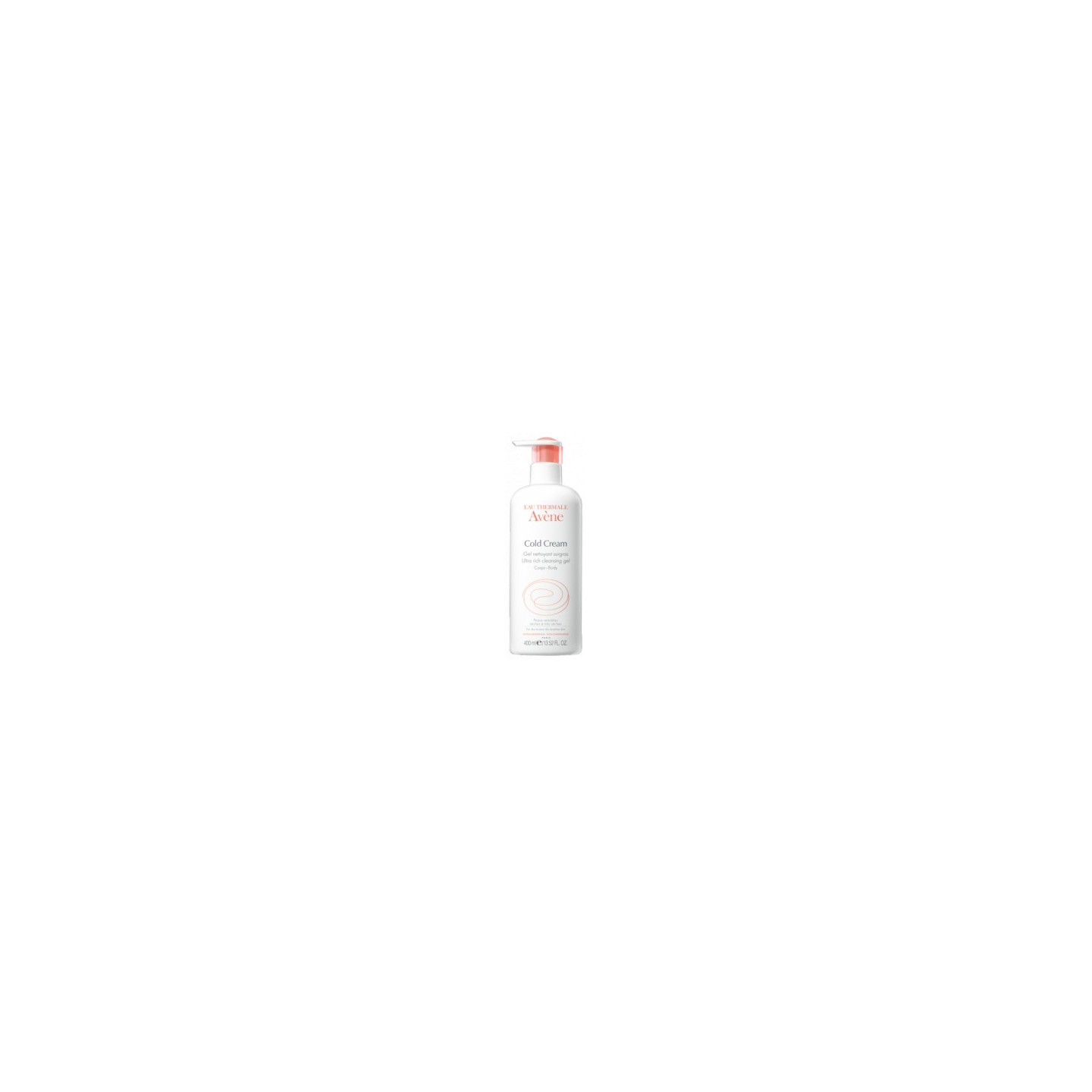 Avène cold cream gel nettoyant 400 ml