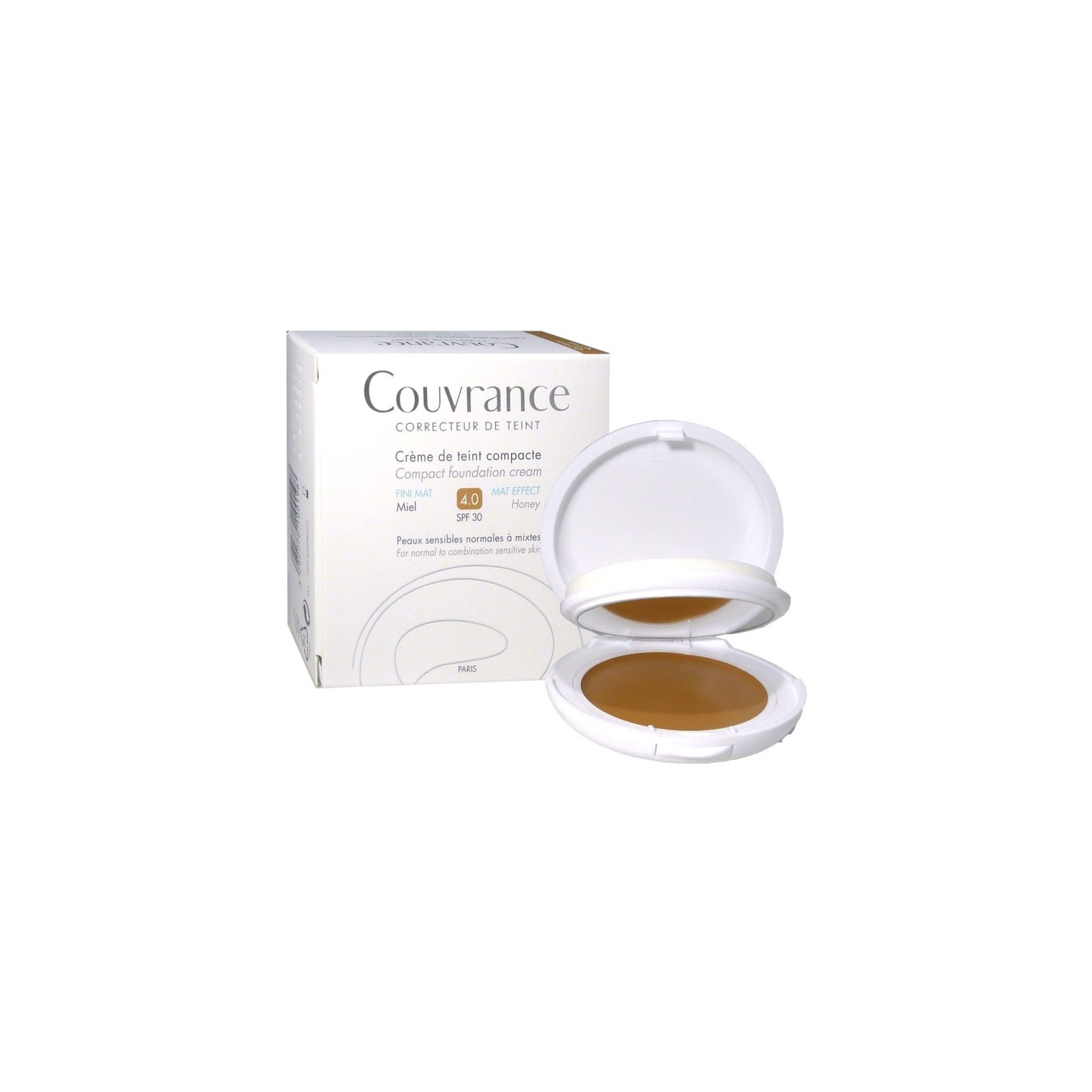 Avène Couvrance crème de teint confort 4.0 miel SPF30 - 10g