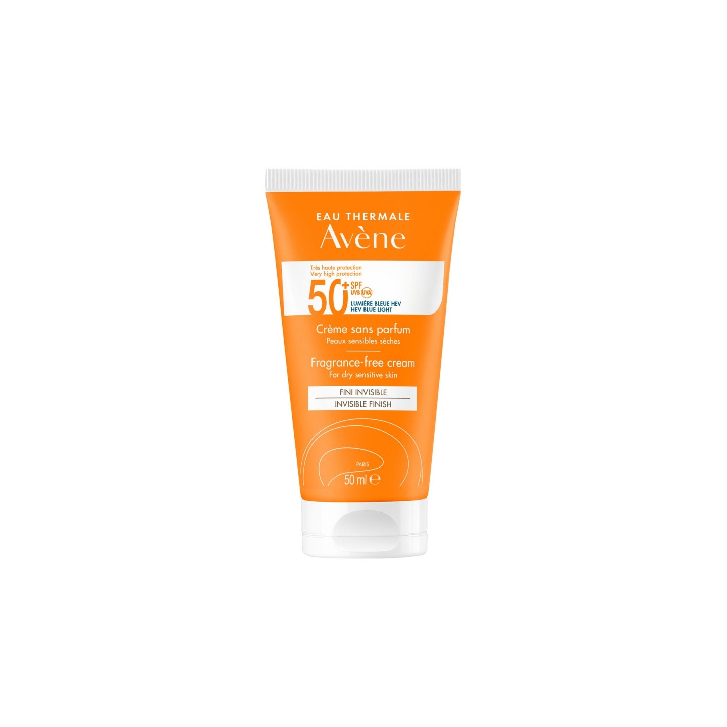 Avène Crème solaire sans parfum SPF 50+ - 50ml