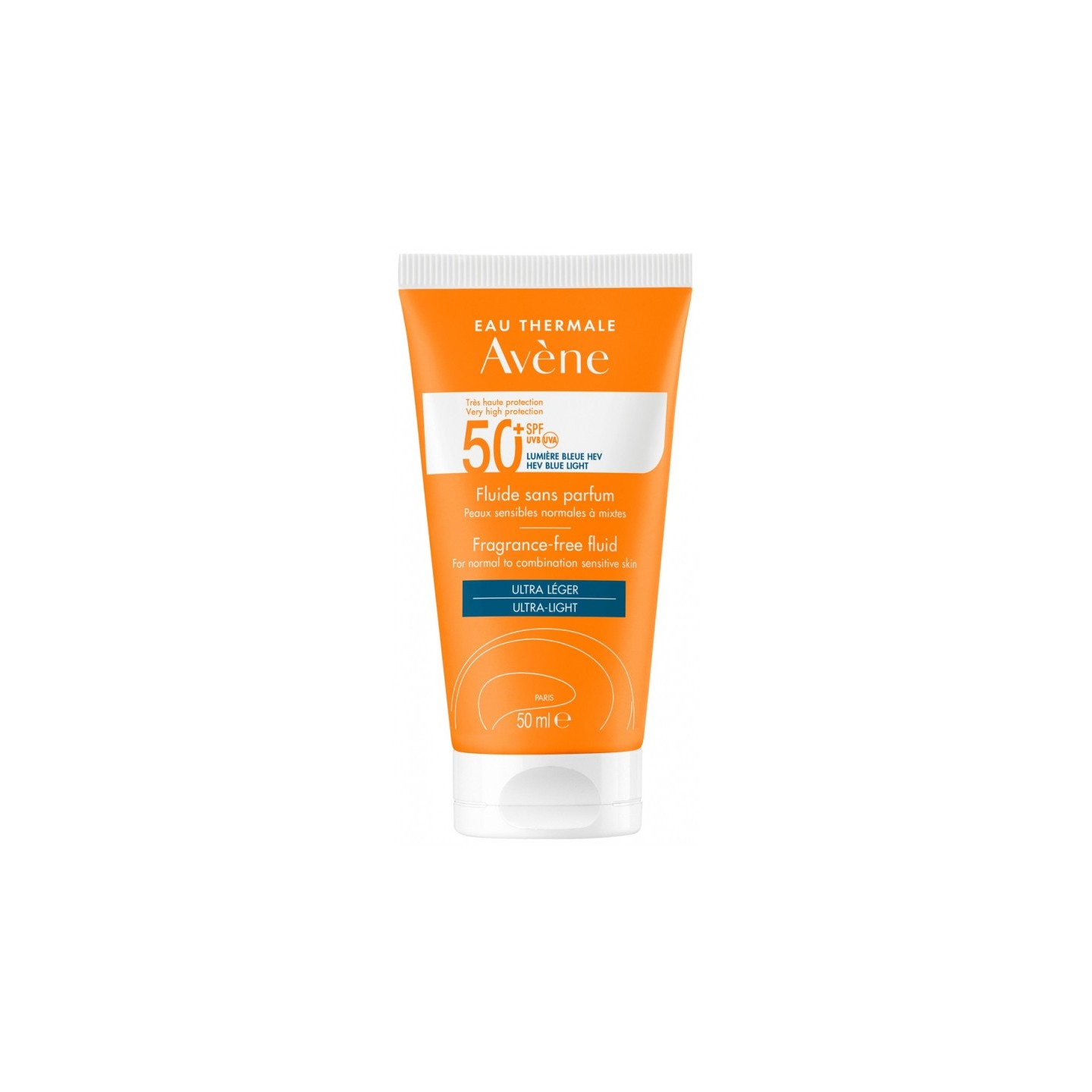 Avène Fluide sans parfum SPF 50+ - 50ml