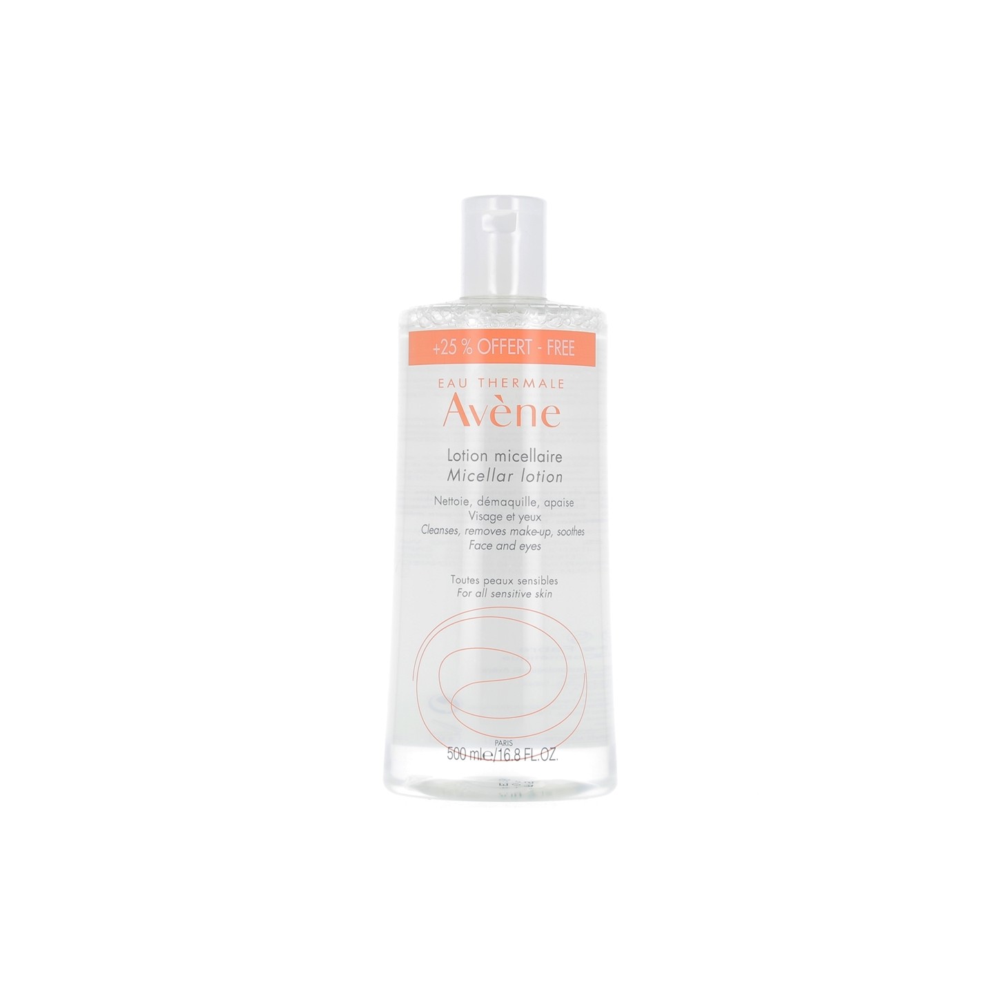 Avène Lotion micellaire nettoyante - 500ml