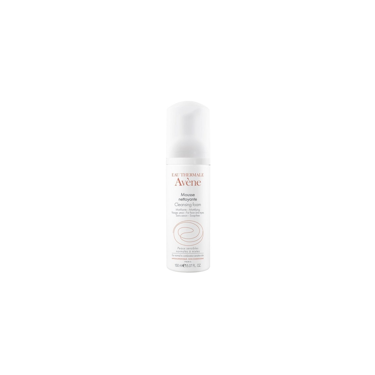 Avène mousse nettoyante matifiante visage 150ml
