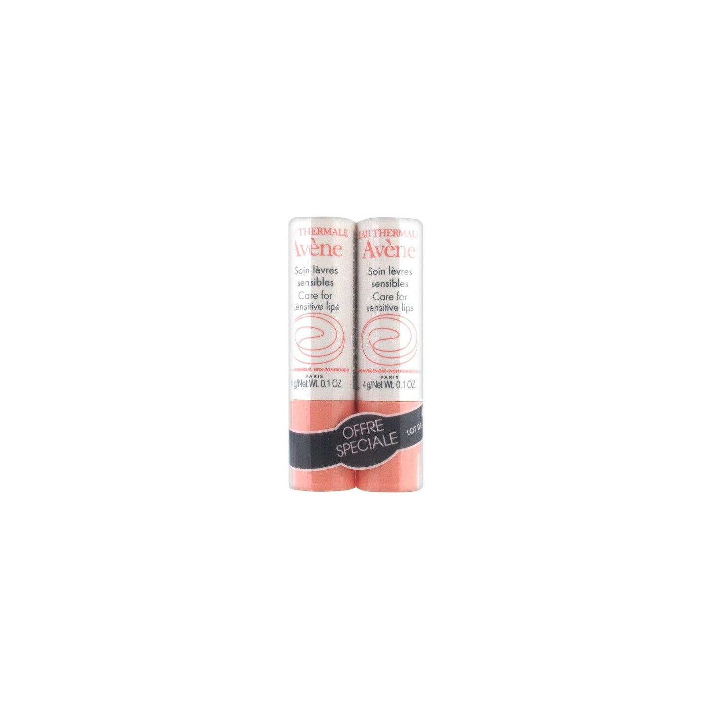 Avène stick soin levres sensibles lot de 2