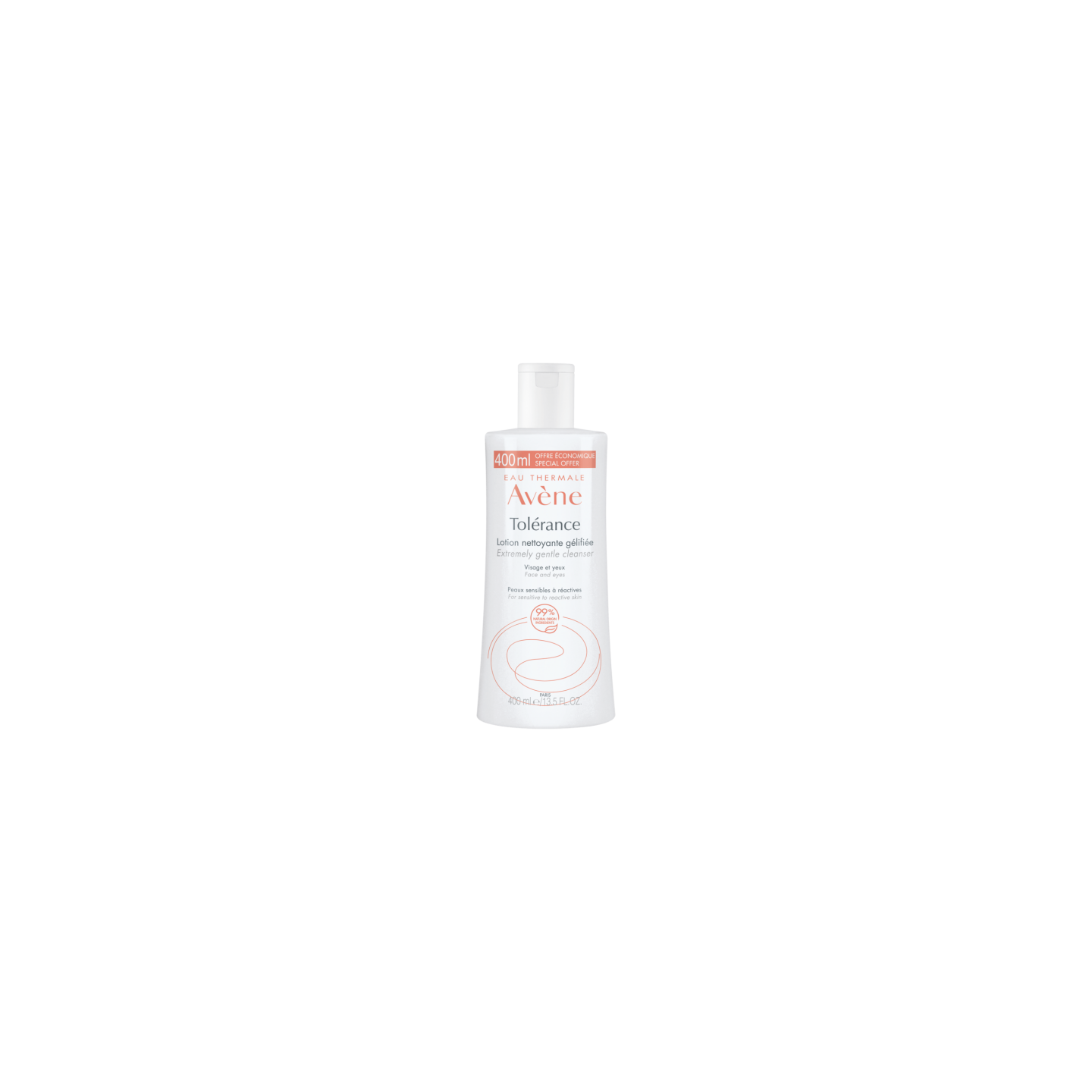 Avène Tolérance Lotion nettoyante gélifiée - 400ml