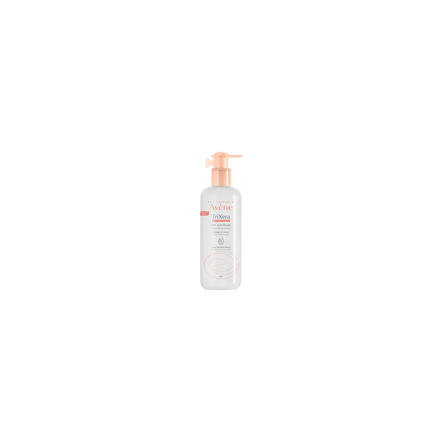 Avène trixera lait nutri-fluide 400ml