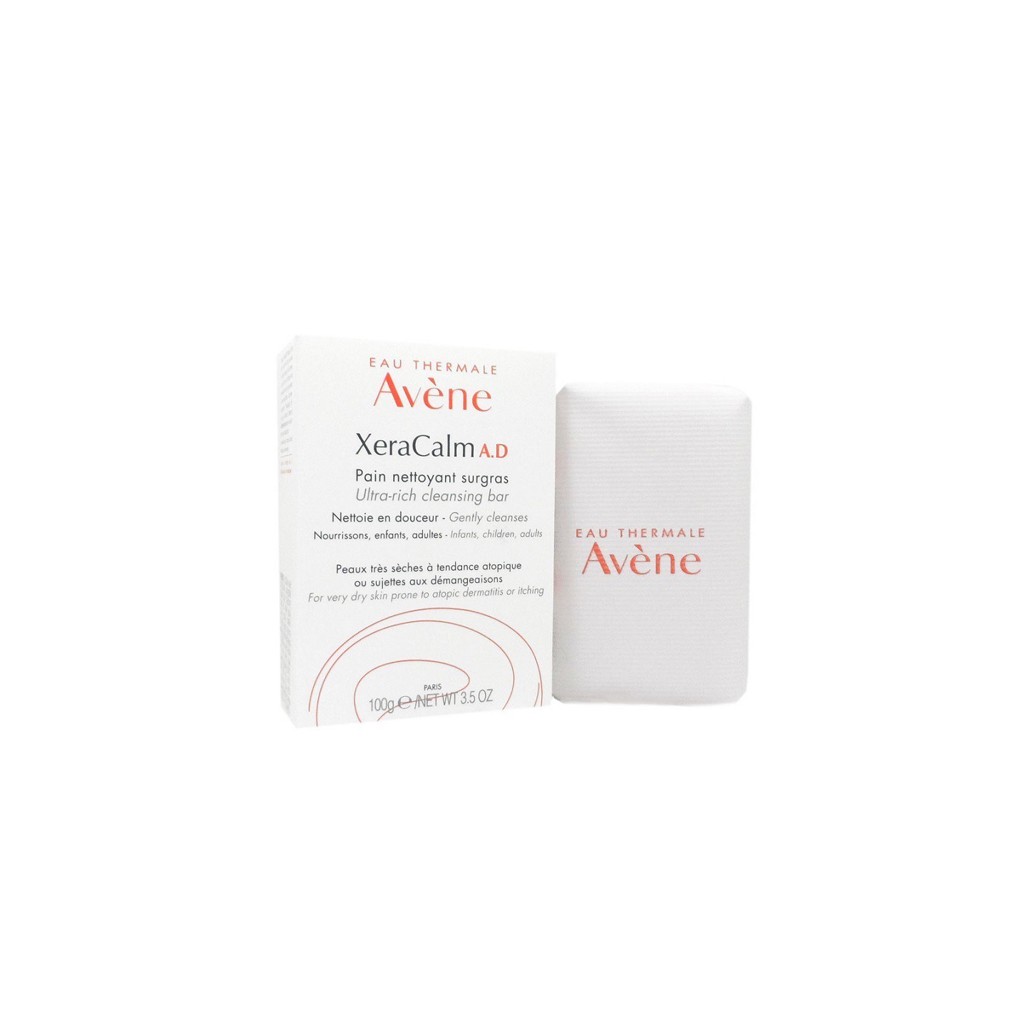 Avène XeraCalm AD pain nettoyant surgras - 100g
