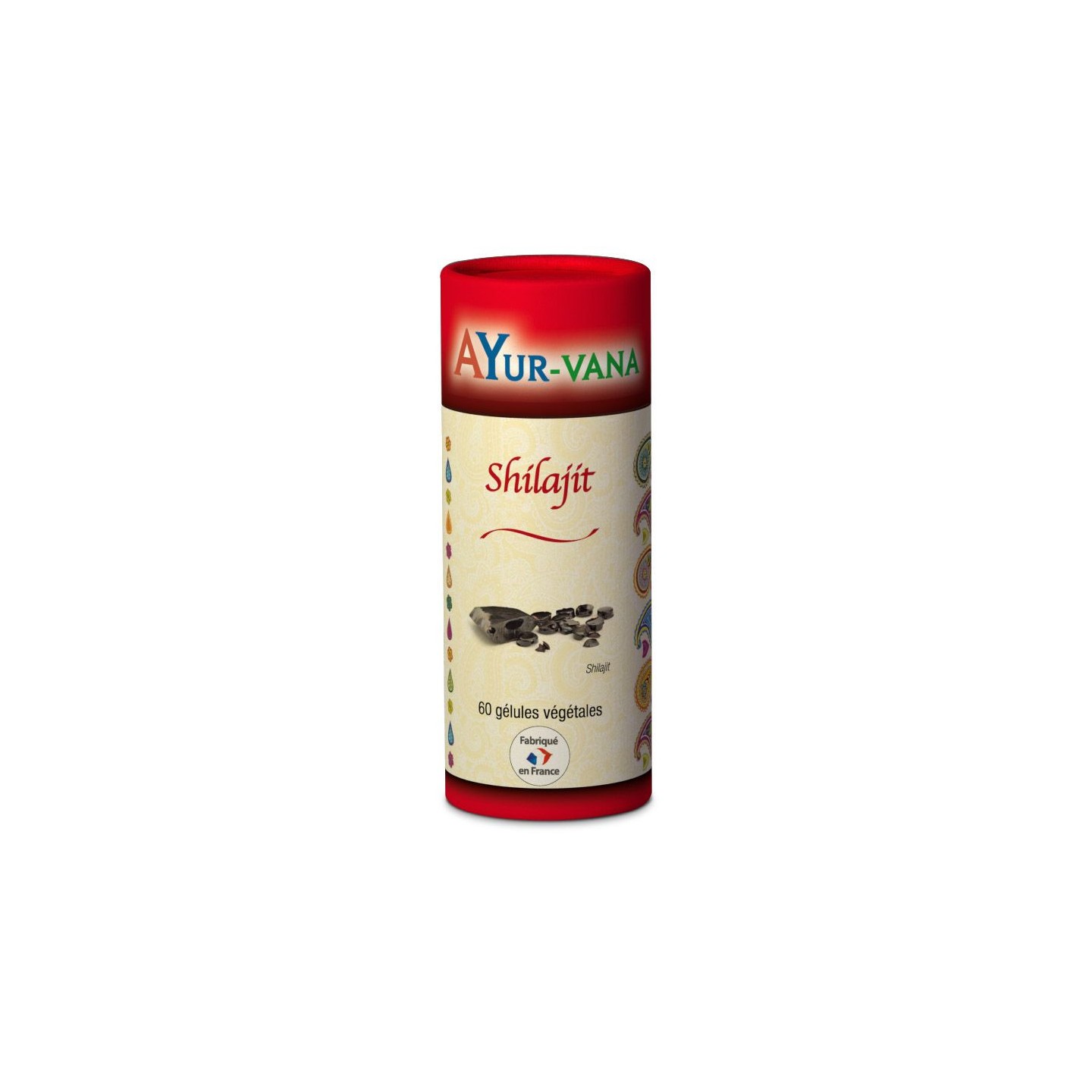 Ayur-Vana Shilajit Bio - 60 gélules