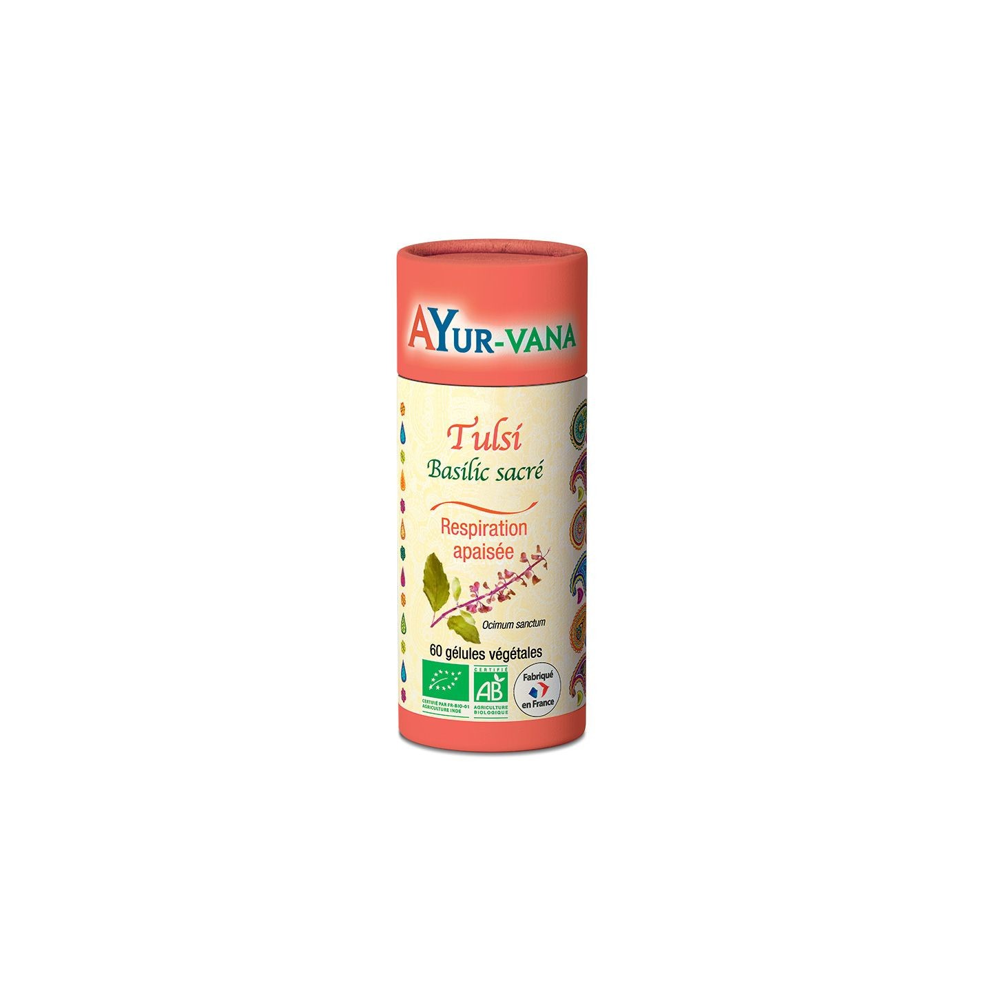 Ayur-Vana Tulsi Bio - 60 gélules