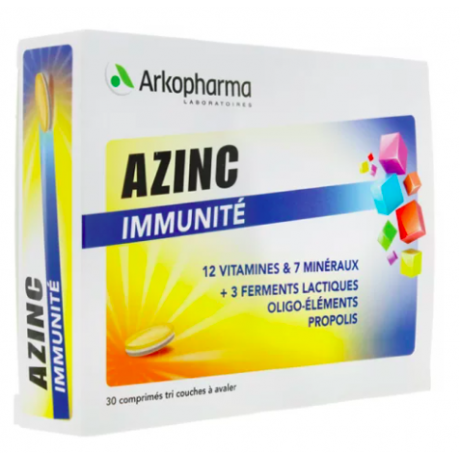 Azinc Immunité 30 comprimés