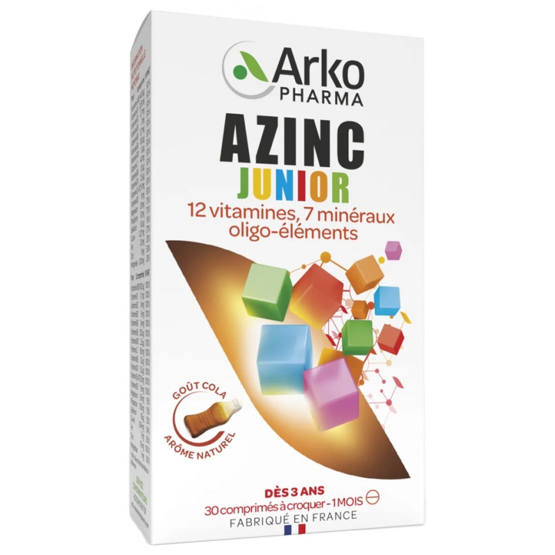 Arkopharma azinc vitalité junior gout cola 30 capsules
