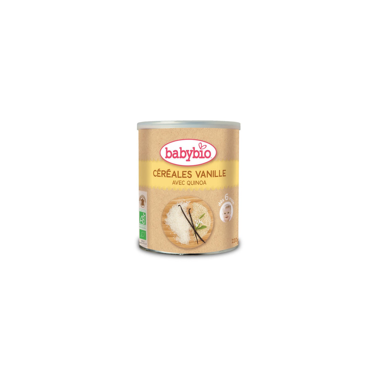 BABYBIO Céréales vanilles 220g
