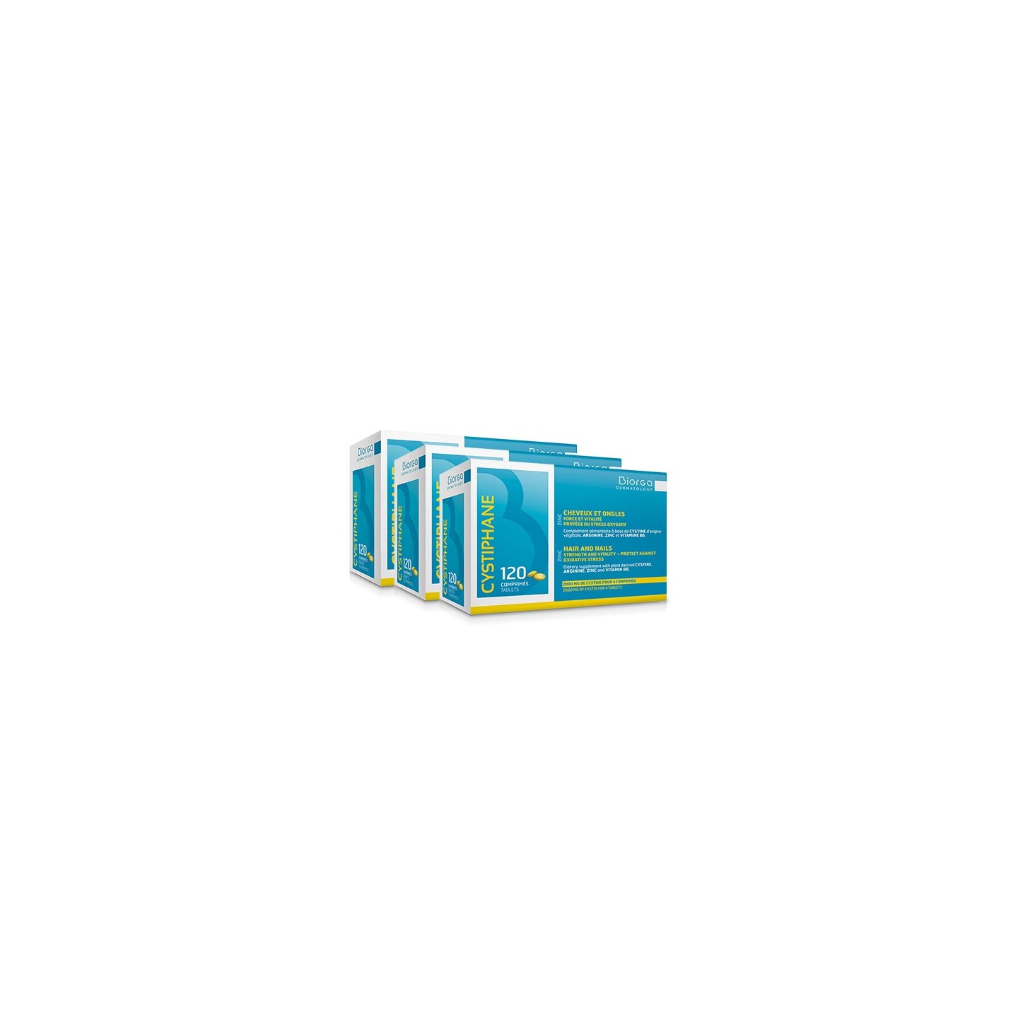 Bailleul-Biorga Cystiphane cheveux et ongles - 3 x 120 comprimés