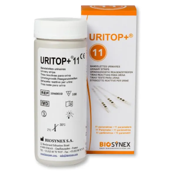 BANDELETTES URINAIRES 11 PARAMETRES URITOP EXACTO (100)