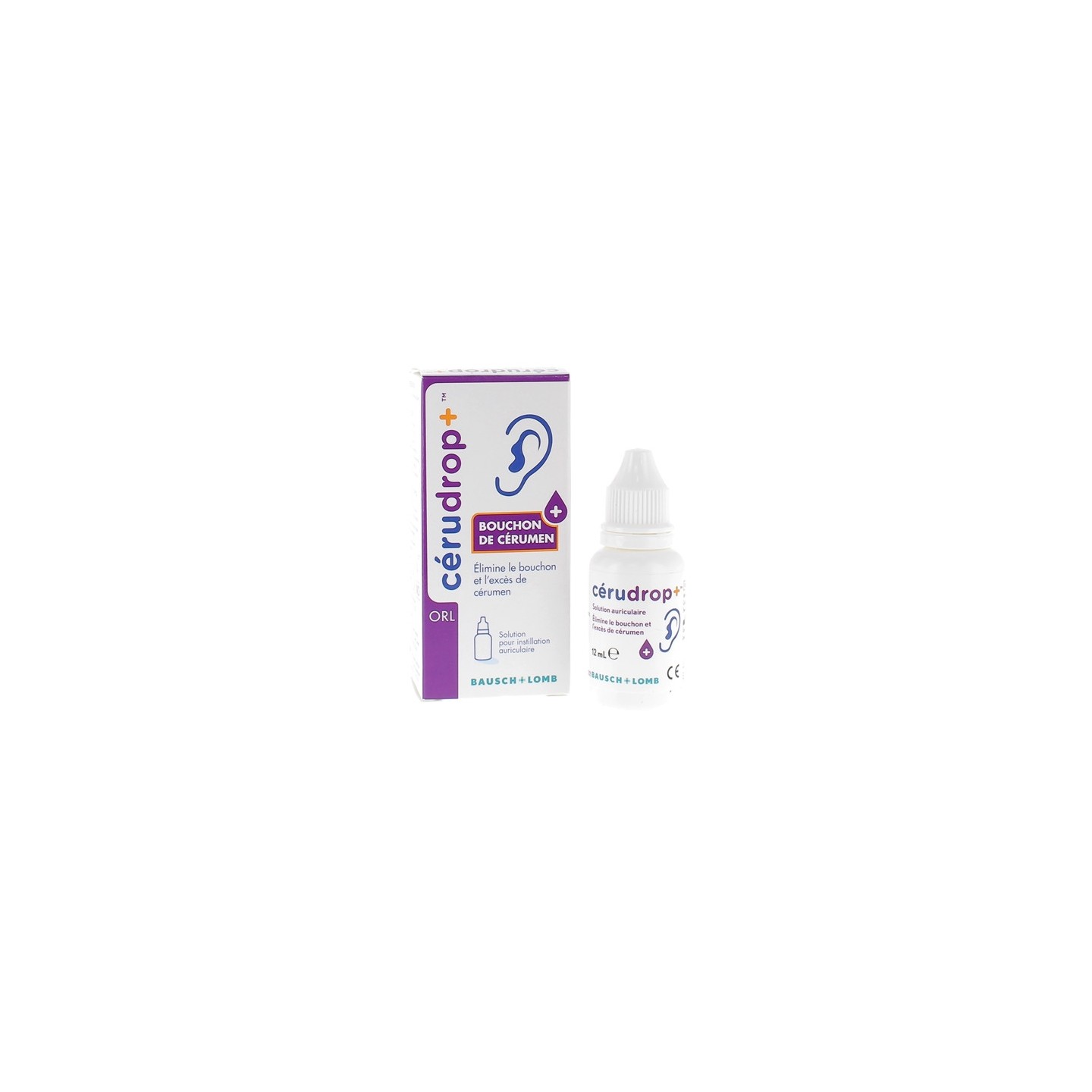 Bausch + Lomb CeruDrop+ Solution auriculaire - 12ml