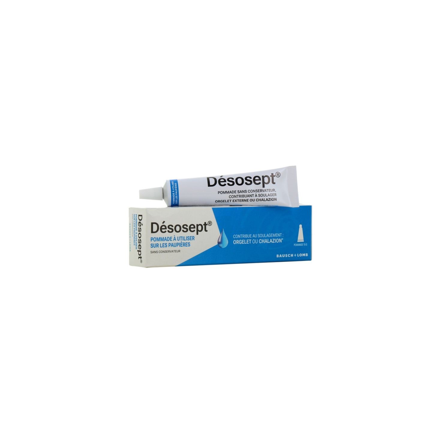 Bausch & Lomb Désosept Pommade Orgelet ou Chalazion - 15g