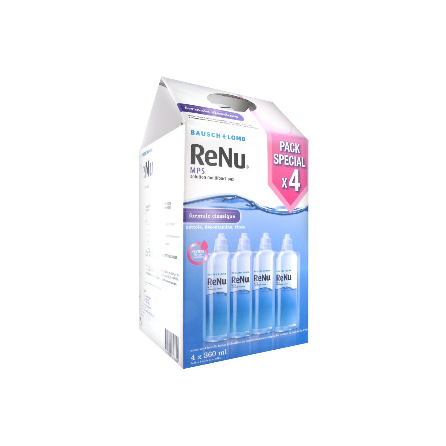 Bausch + Lomb ReNu MPS Solution Multi 4 x 360 ml