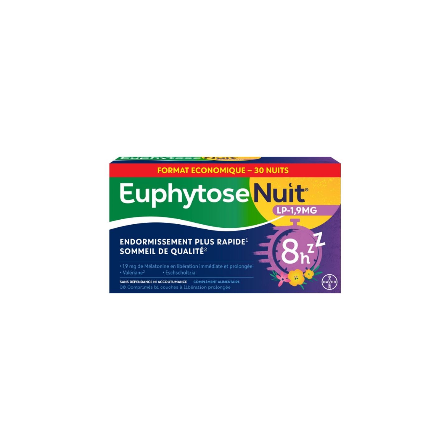 Bayer Euphytose Nuit - 30 comprimés