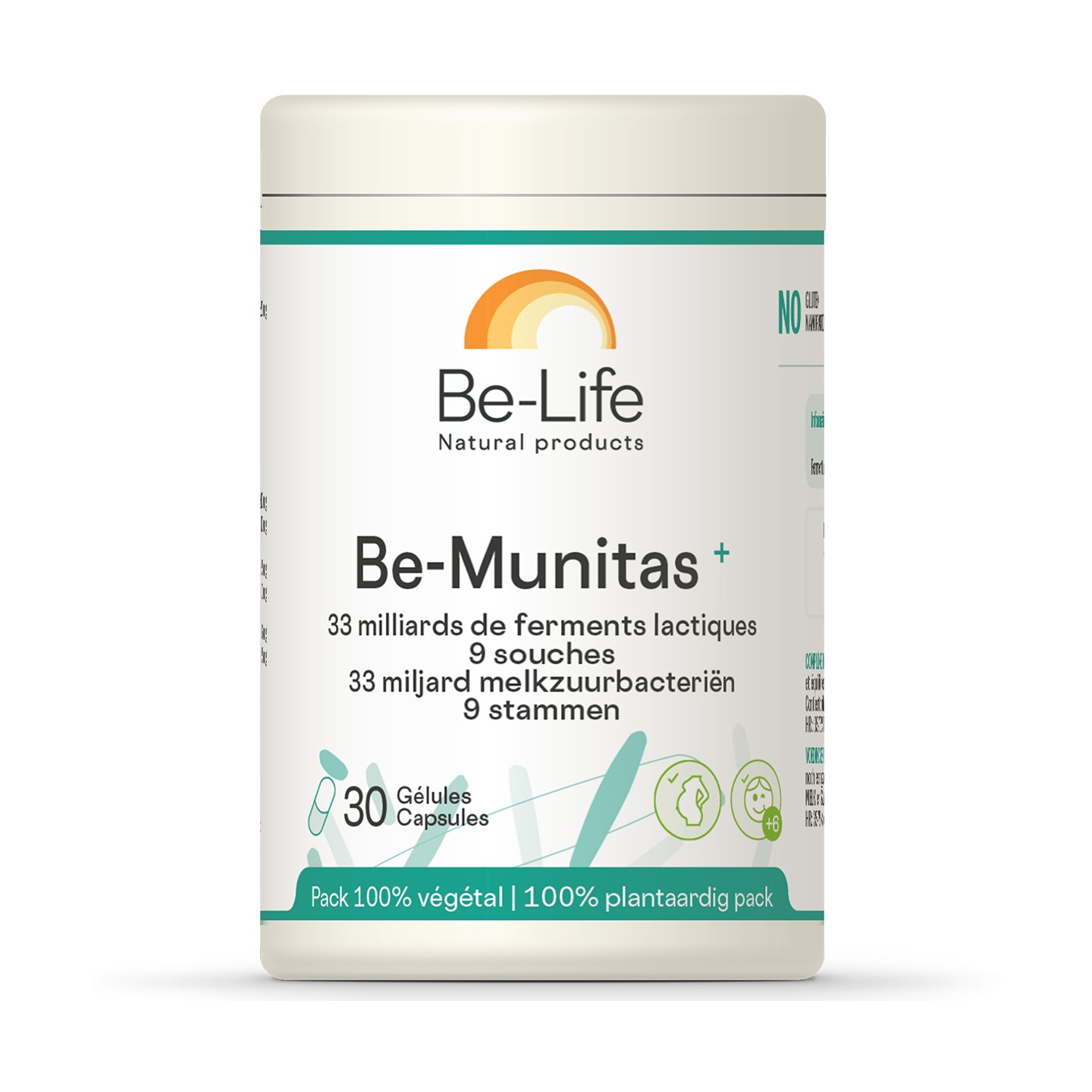 Be-Life Be-Munitas + - 30 gélules