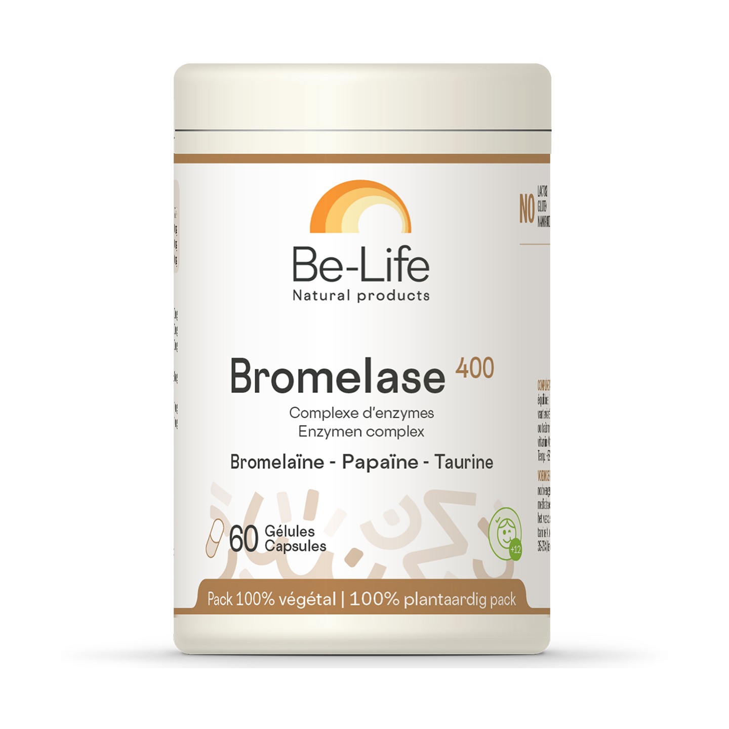 Be-Life Bromelase 400 - 60 gélules