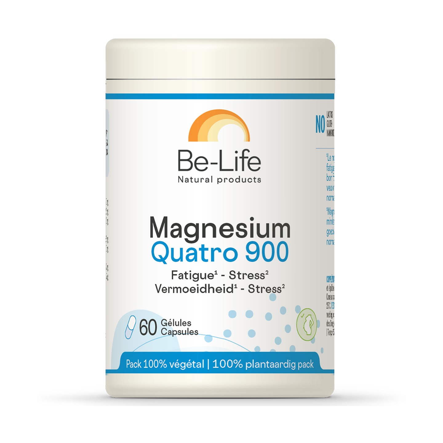 Be-Life Magnésium Quatro 900 - 60 gélules