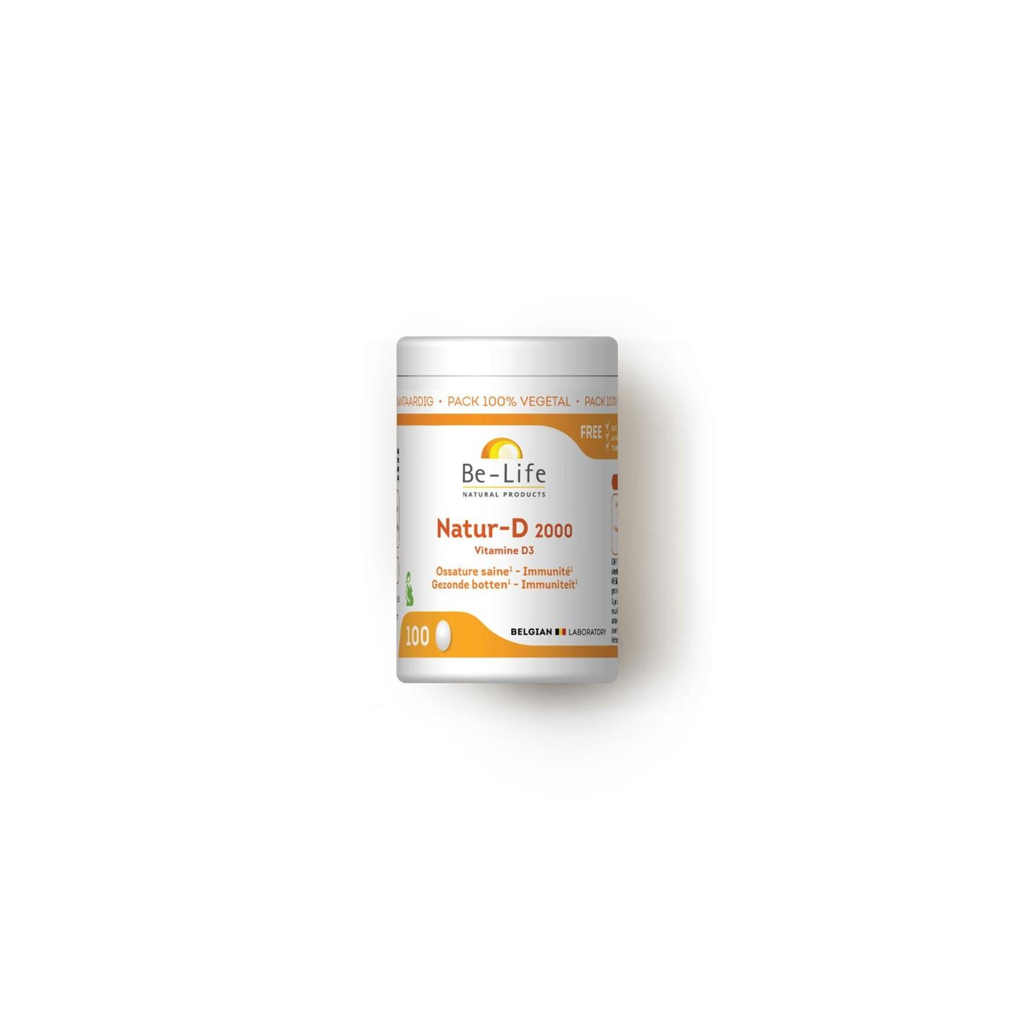 Be-Life Natur-D 2000 - 100 capsules