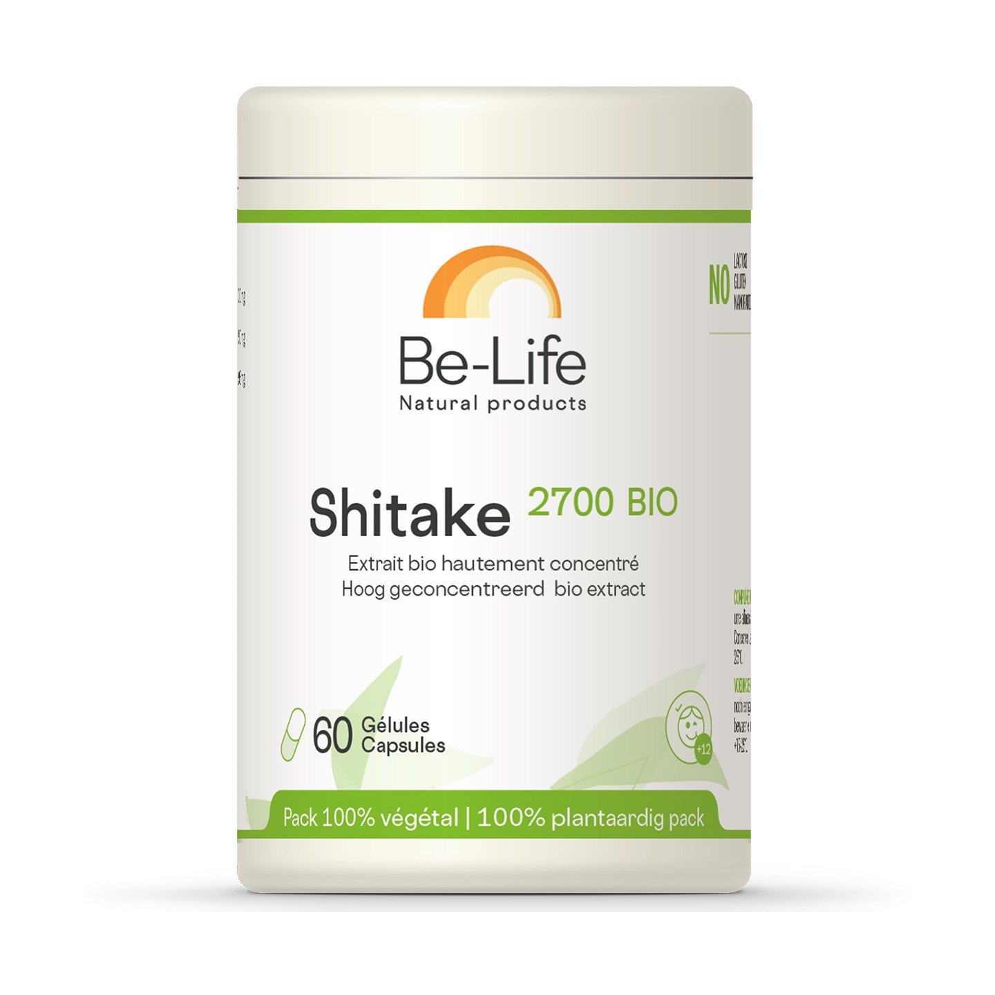 Be-Life Shitake Bio - 60 gélules