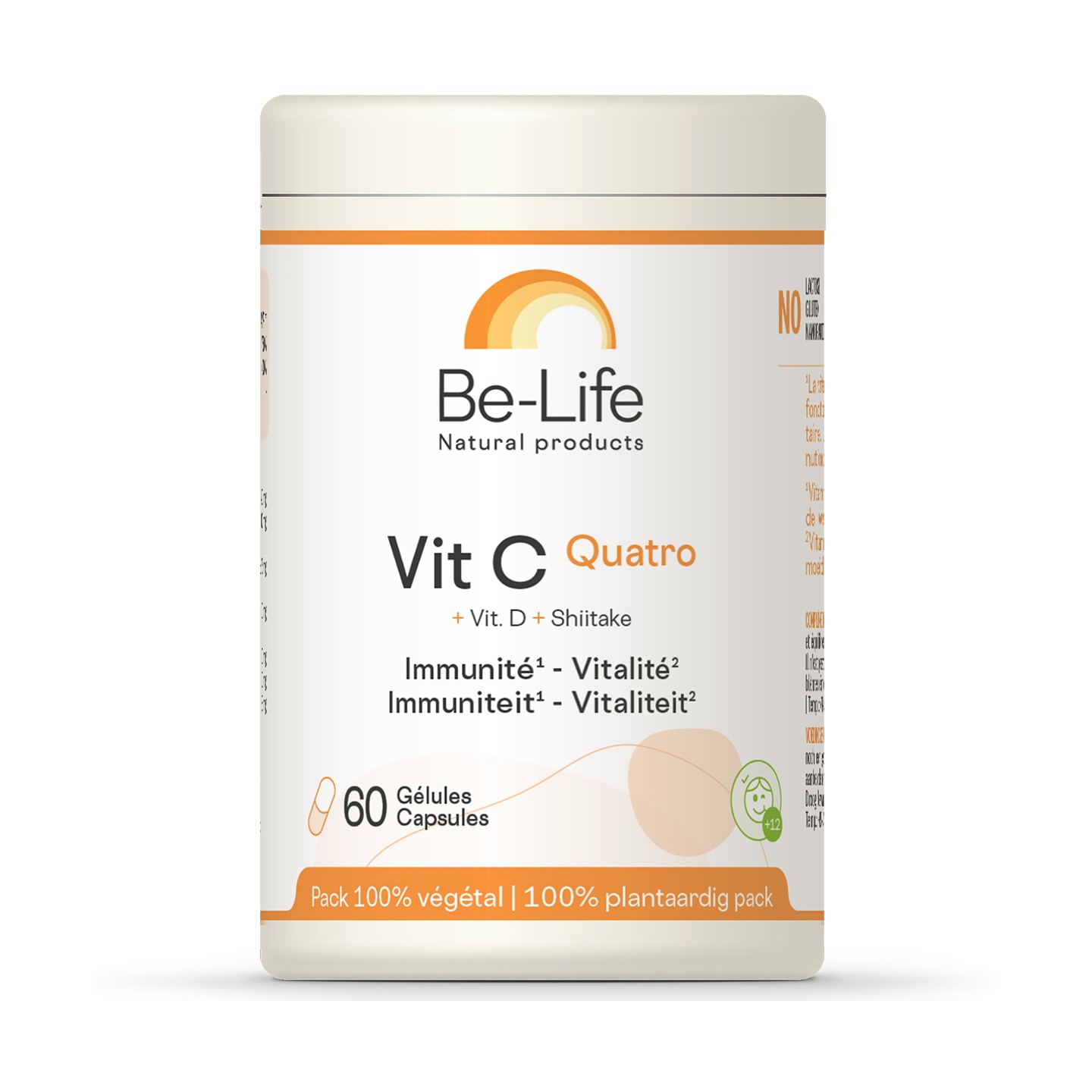 Be-Life VIT C Quatro - 60 gélules