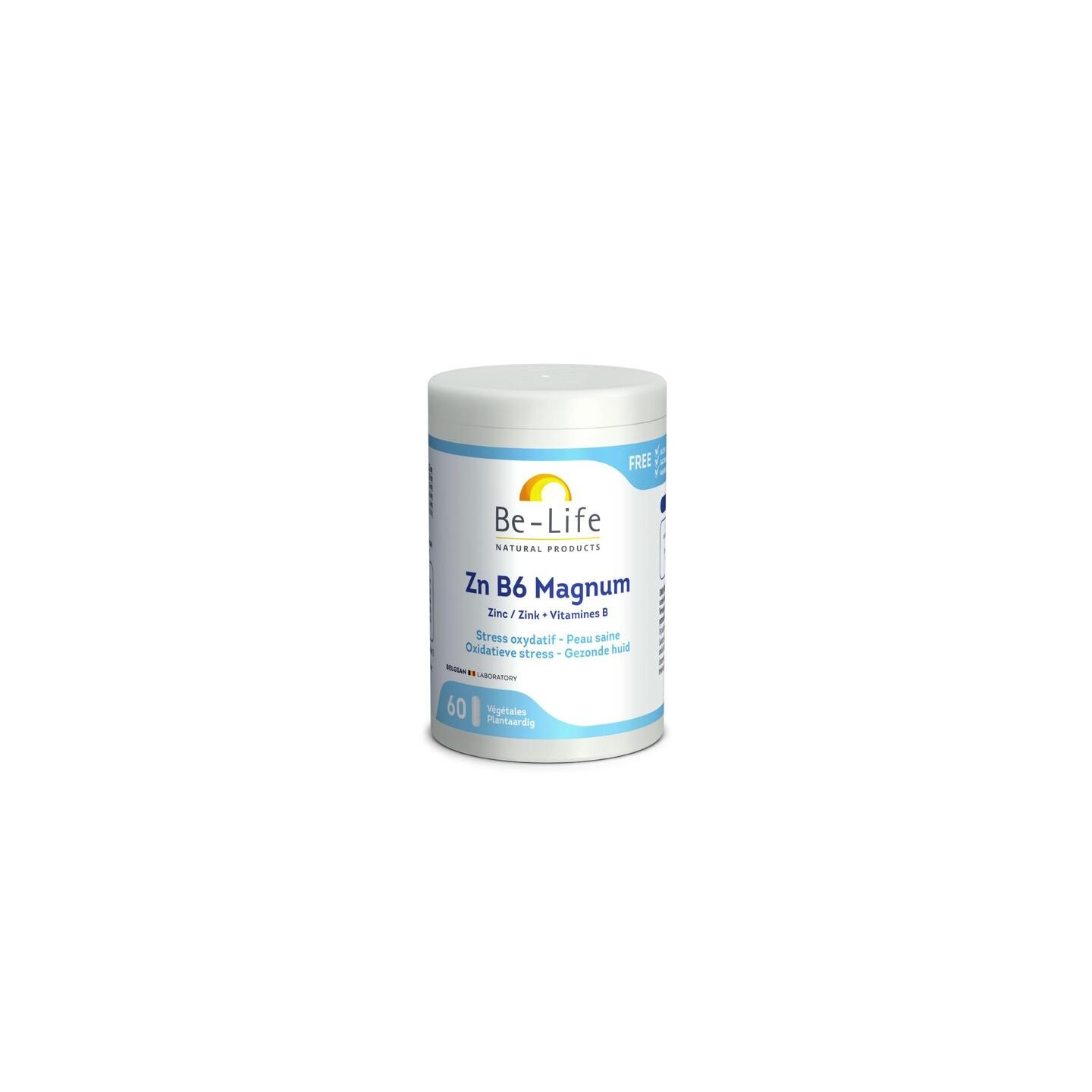 Be-Life Zn B6 Magnum - 60 gélules