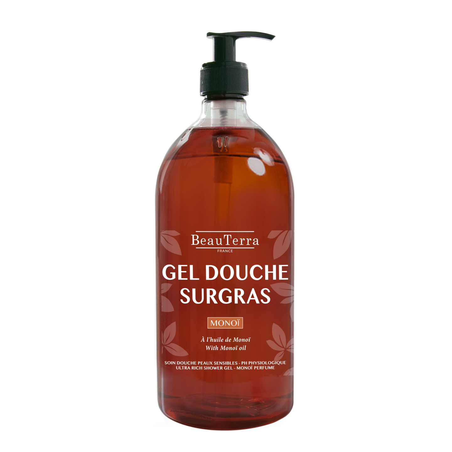 Beauterra gel douche surgras monoï 1L