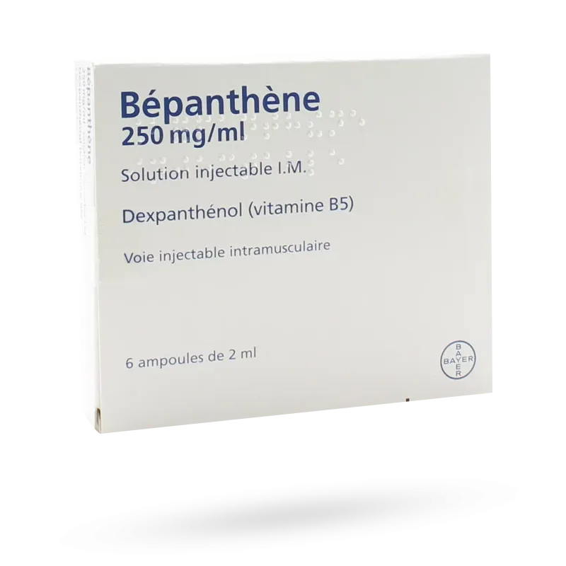 Bépanthène 250 mg/ml Bayer - 6 ampoules