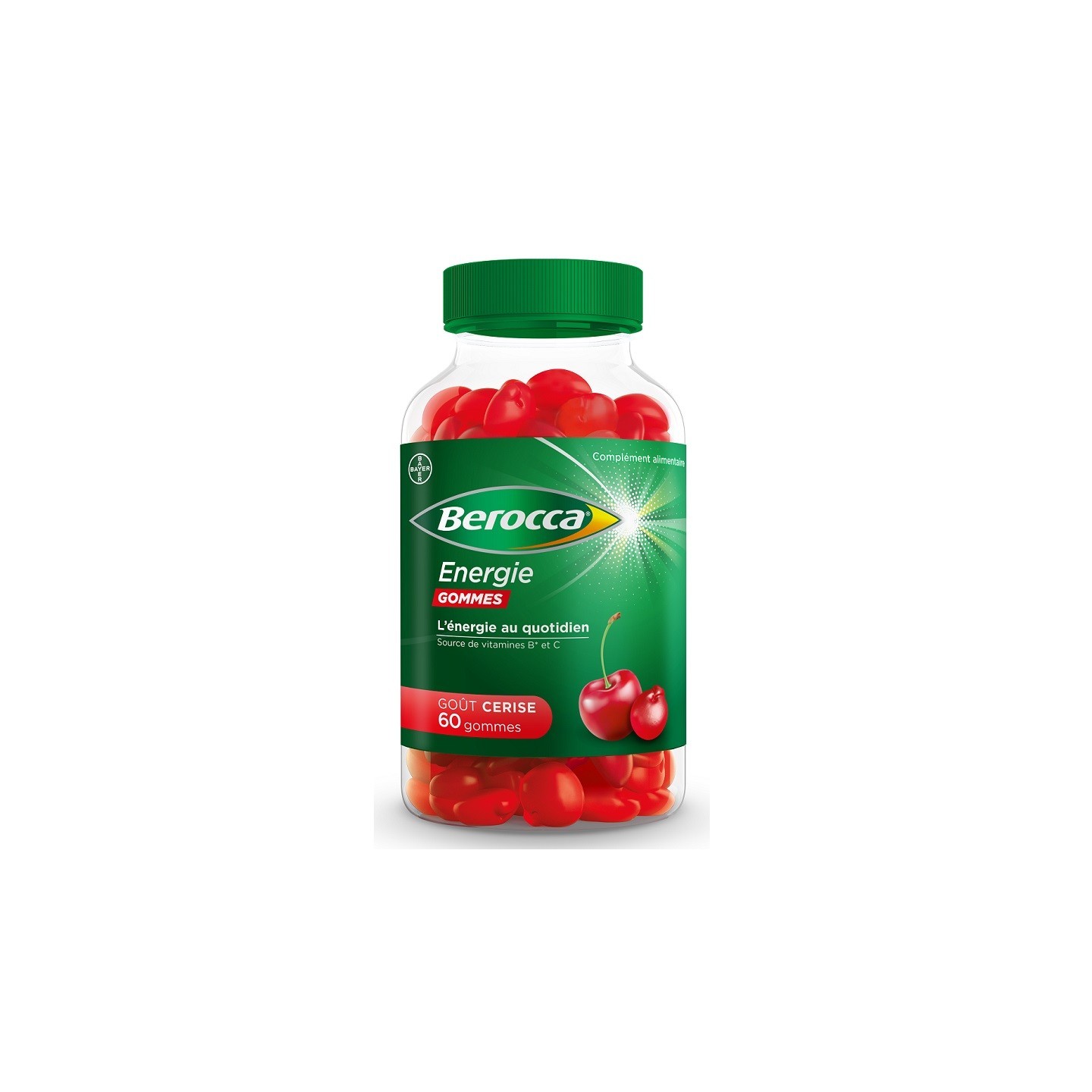 Berocca Énergie Gomme cerise - 60 gommes