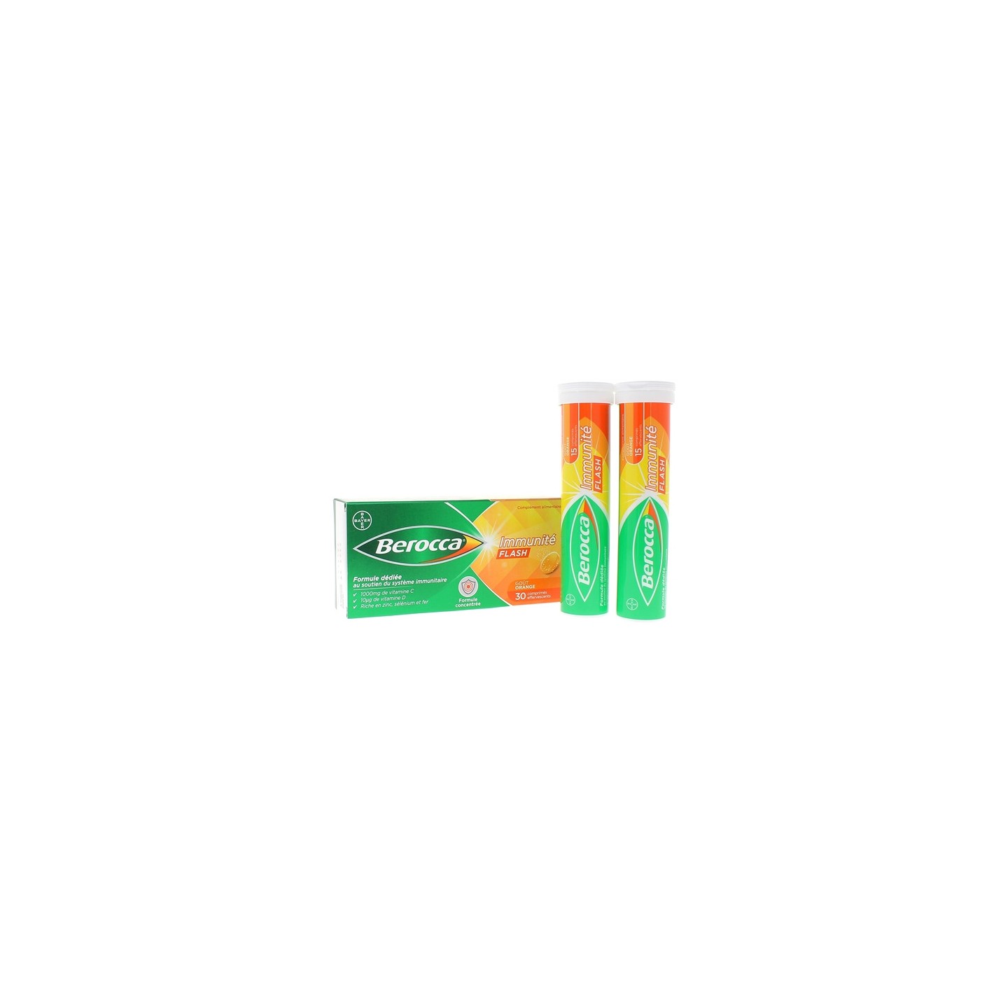 Berocca Immunité flash - 30 comprimés effervescents