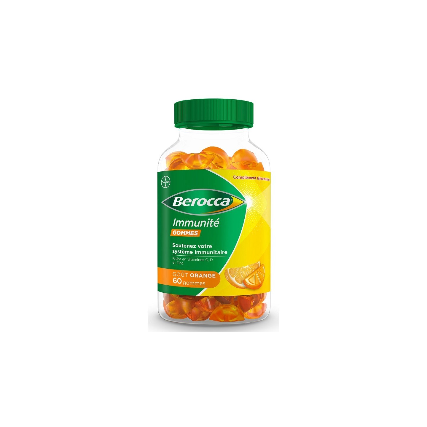Berocca Immunité Gomme orange - 60 gommes
