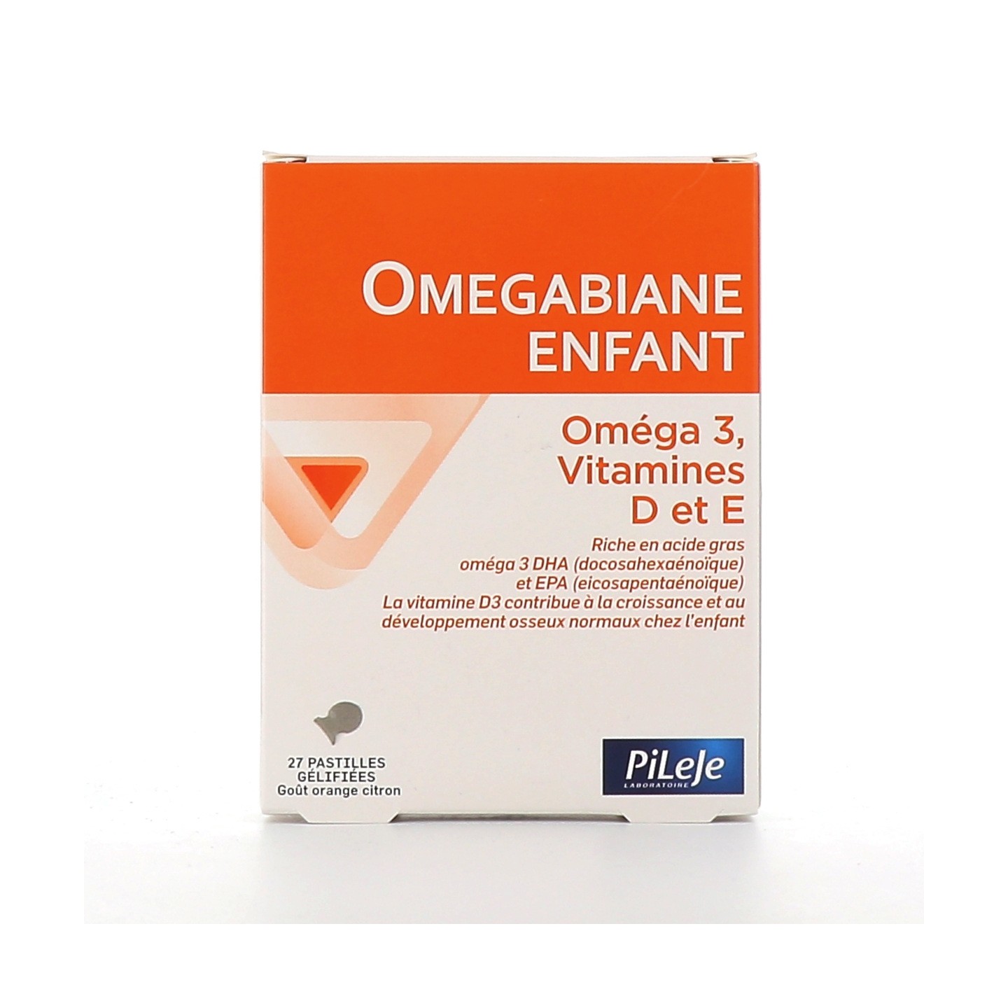 Biane Enfant Oméga 3 Vit D et E 27 pastilles gélifiées