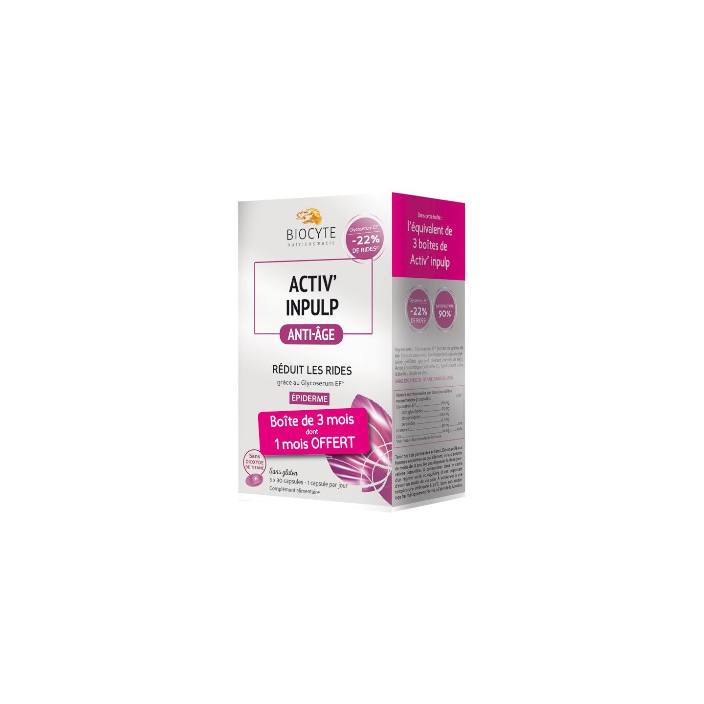 Biocyte Activ' Inpulp - 3 x 30 capsules