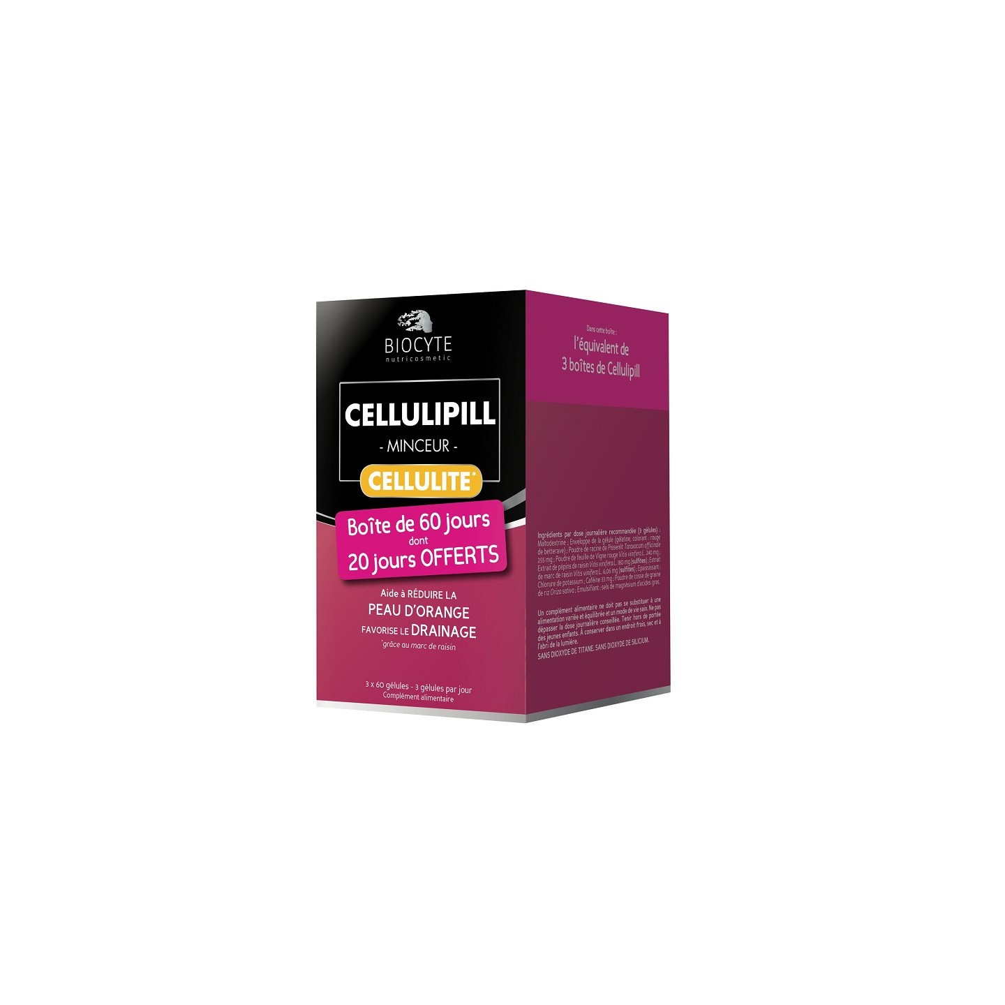 Biocyte Cellulipill Pack - 180 gélules