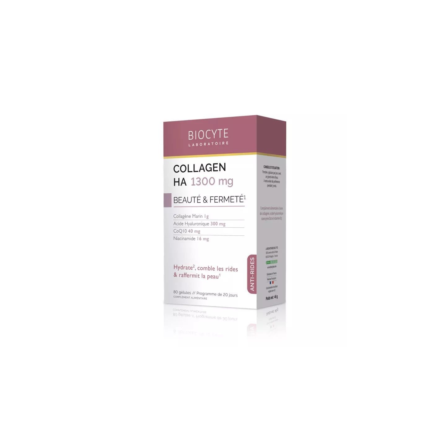 Biocyte Collagen HA 1300mg - 80 gélules