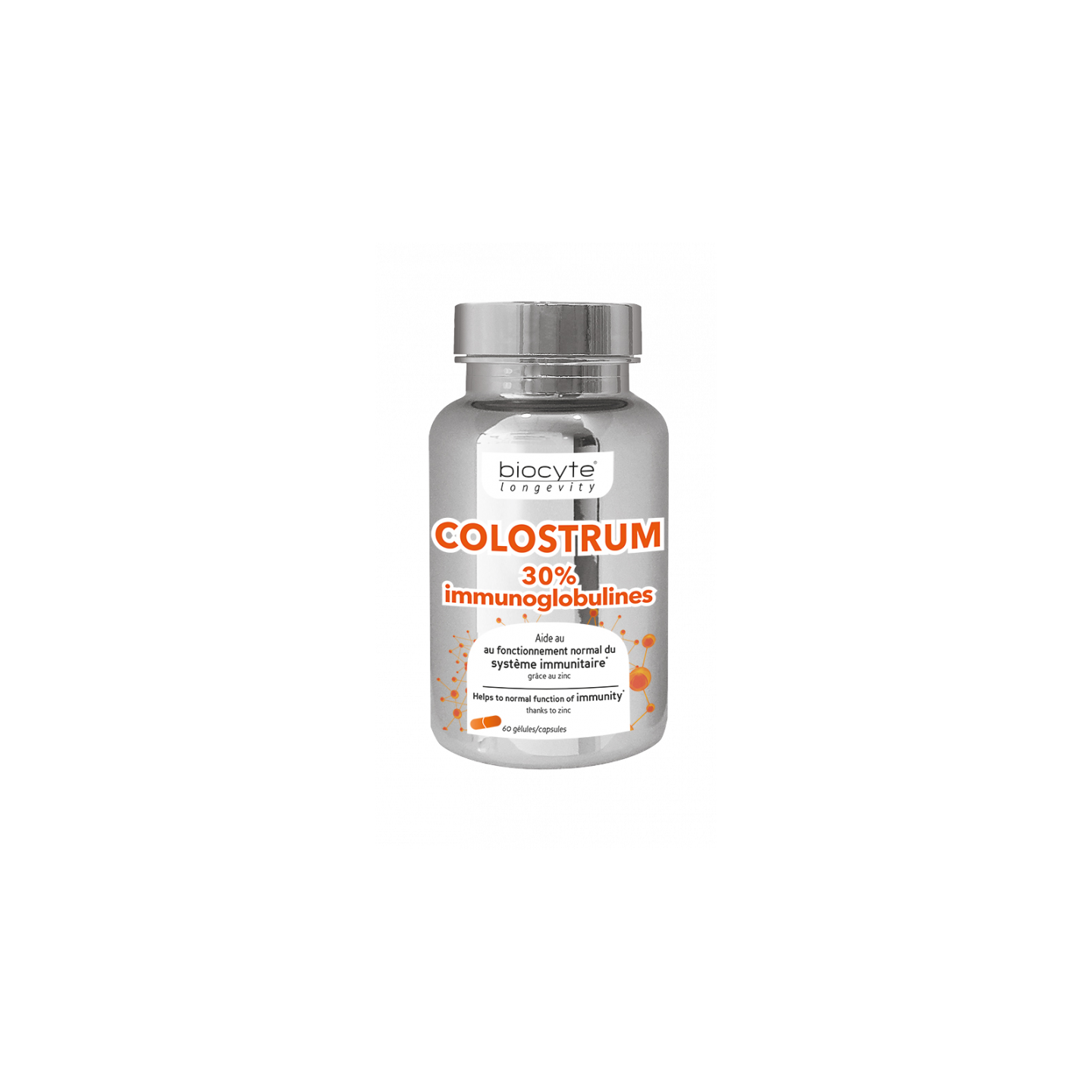 Biocyte Colostrum - 60 gélules