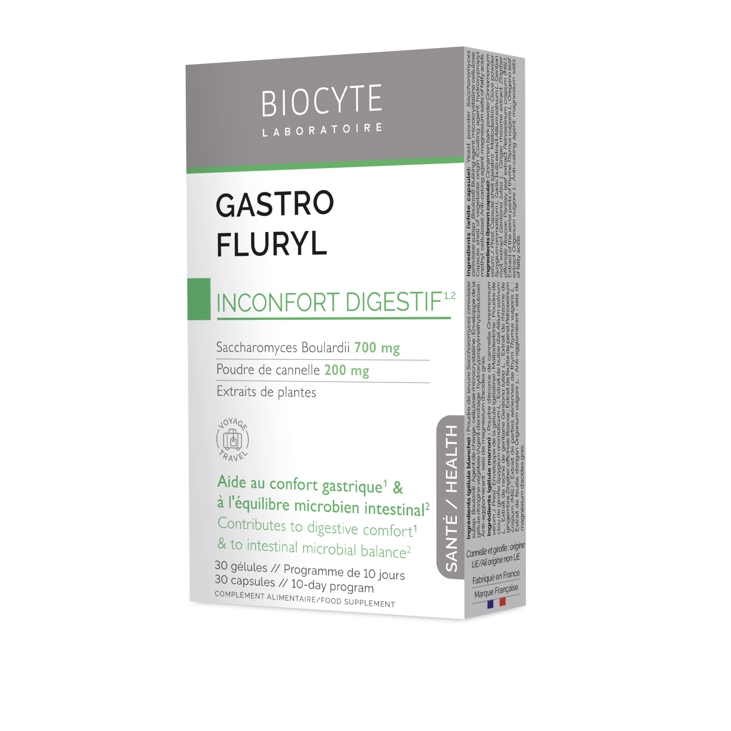 Biocyte Gastrofluryl - 30 gélules