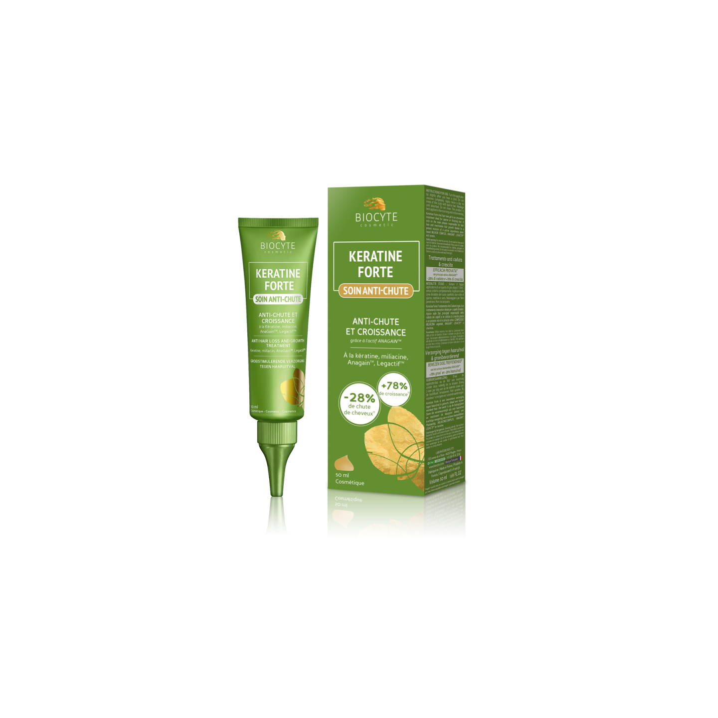 Biocyte Kératine Forte Soin anti-chute - 50ml